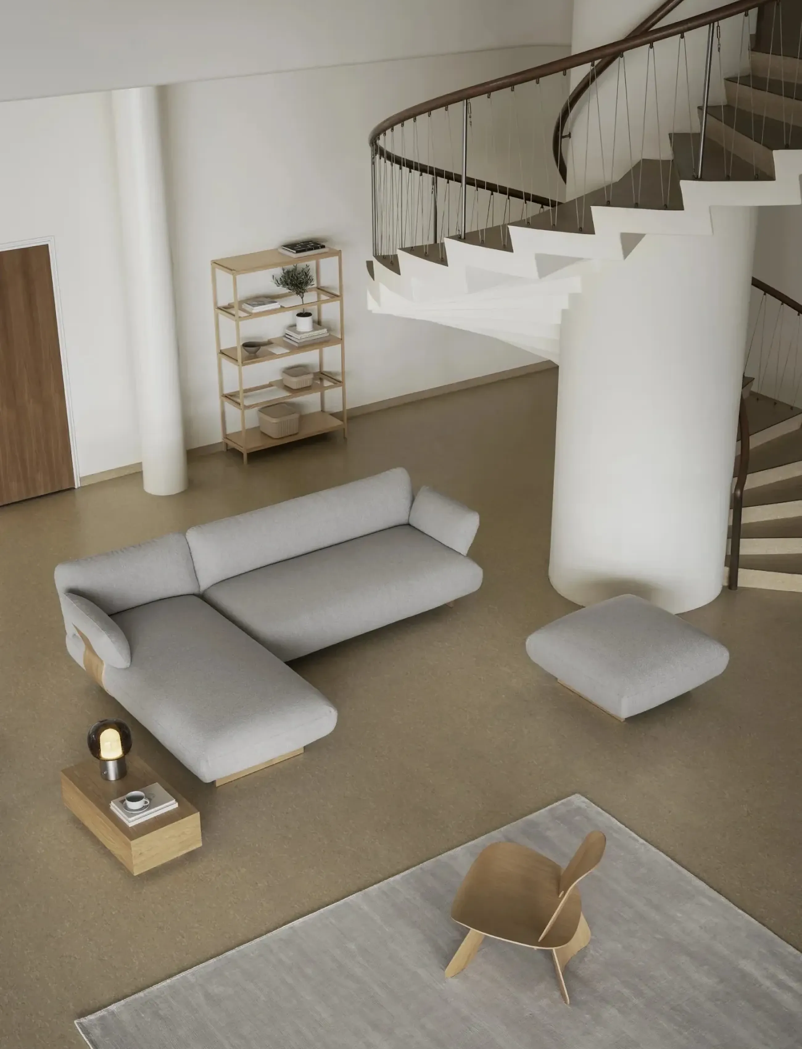 Blomus - Shelf L - 170 x 105 x 40 cm - SUKOYA - Natural Lacquered Oak Veneer - hylder - natural lacquered oak veneer - 4