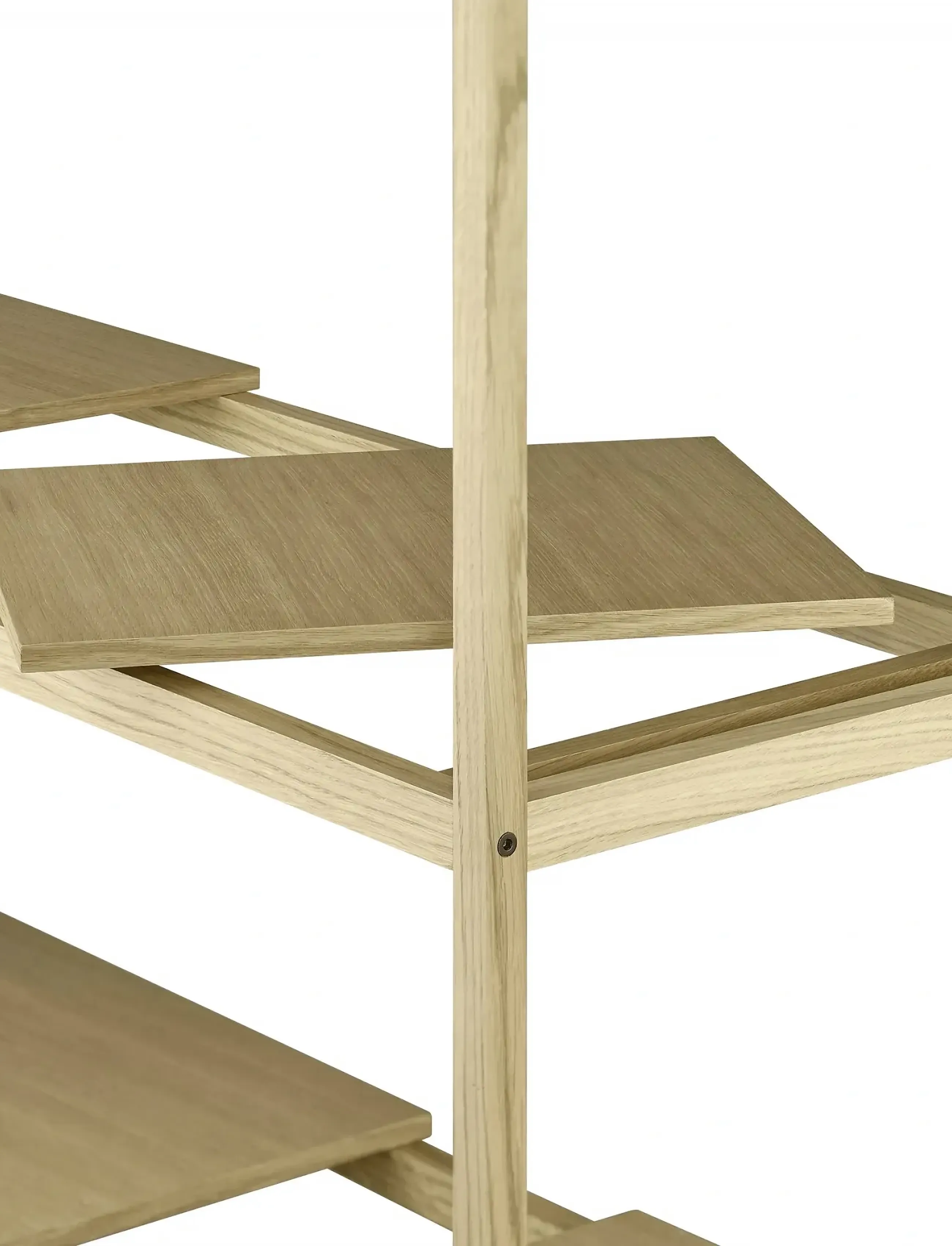 Blomus - Shelf L - 170 x 105 x 40 cm - SUKOYA - Natural Lacquered Oak Veneer - hylder - natural lacquered oak veneer - 5