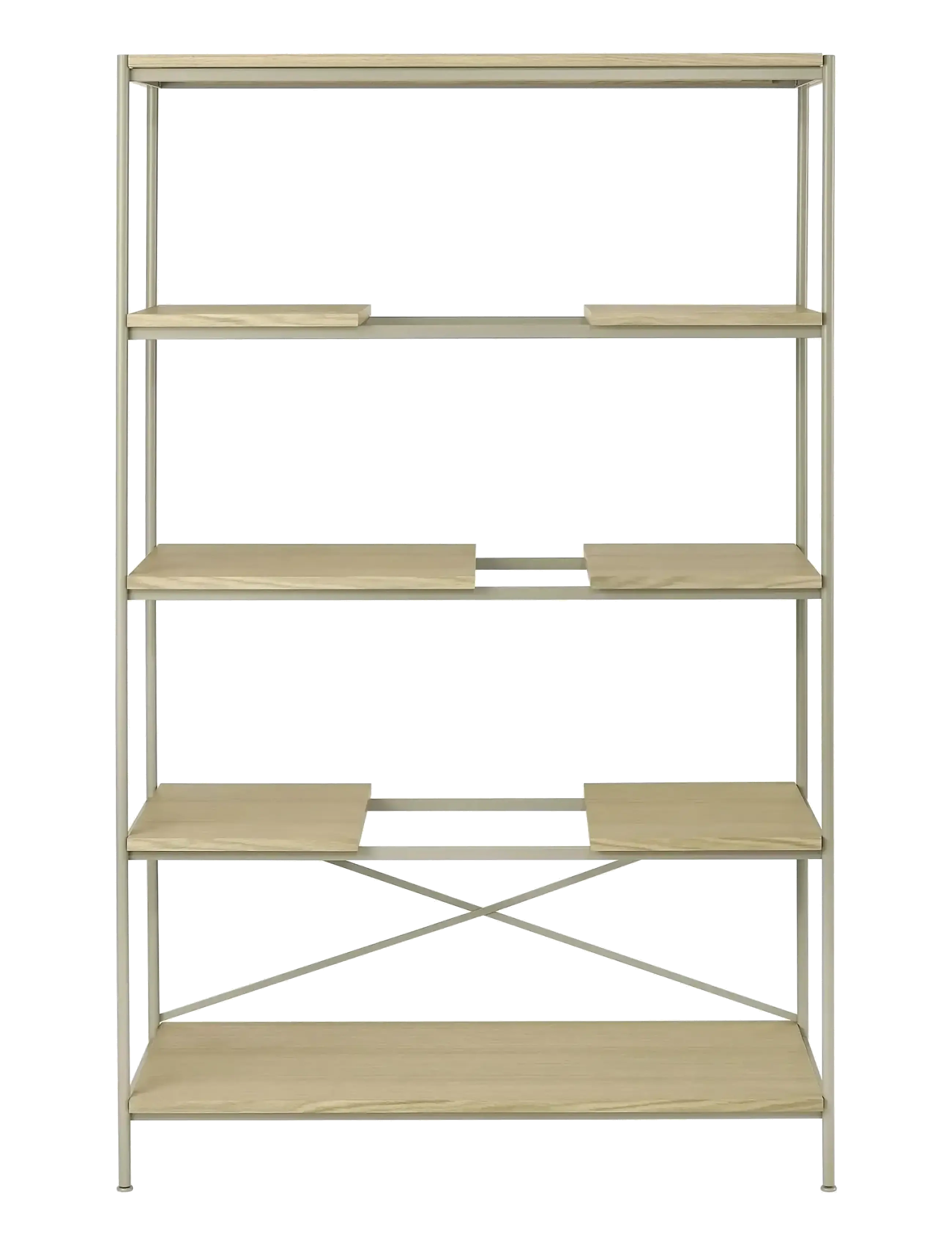 Blomus Shelf L - 170 x 105 x 40 cm - SUKOYA - Nomad, Natural Lacquered Oak Veneer - Geymsla og hillur - NOMAD, NATURAL LACQUERED OAK VENEER / natural