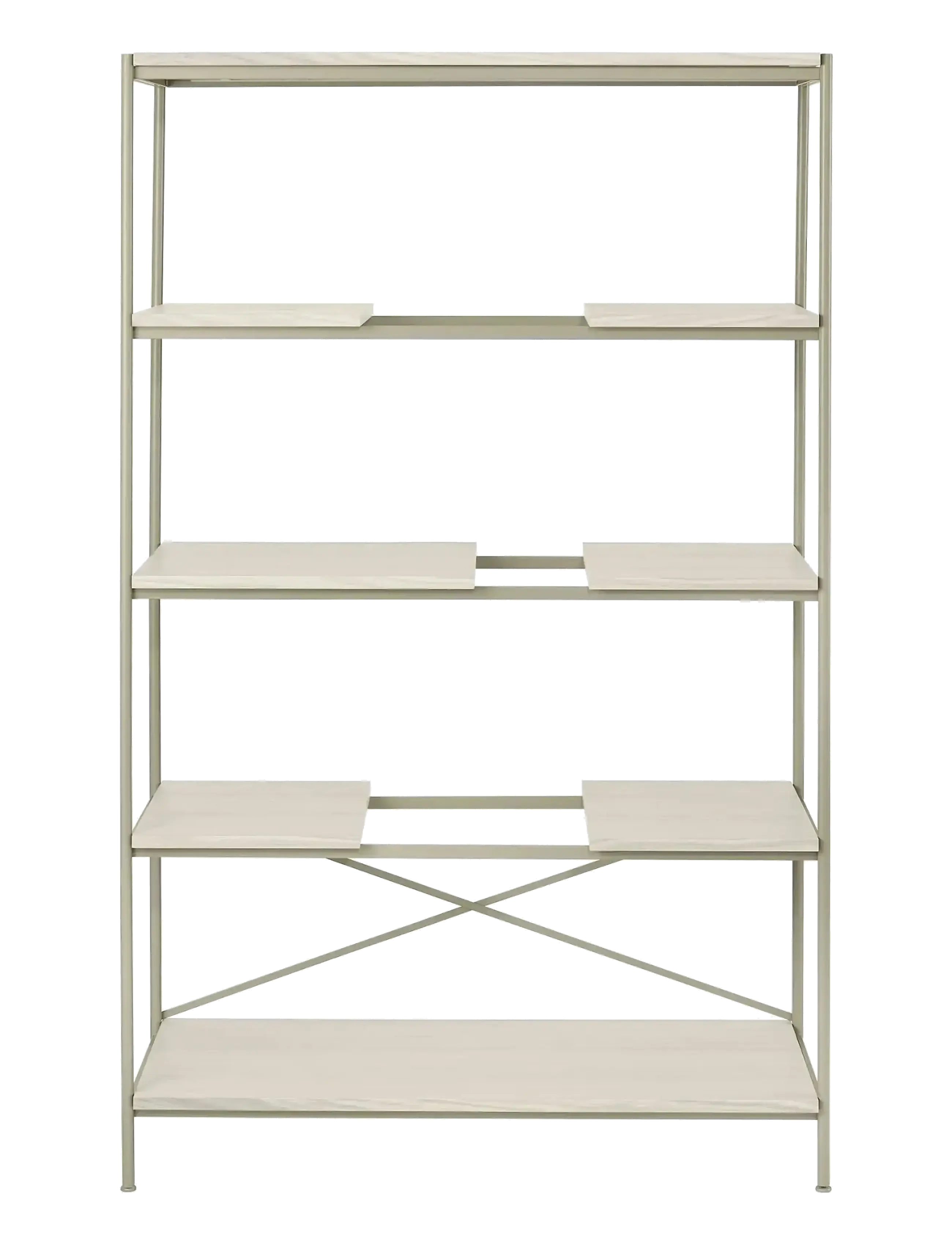 Blomus Shelf L - 170 x 105 x 40 cm - SUKOYA - Nomad, White Lacquered Oak Veneer - Hylder - NOMAD, WHITE LACQUERED OAK VENEER / white