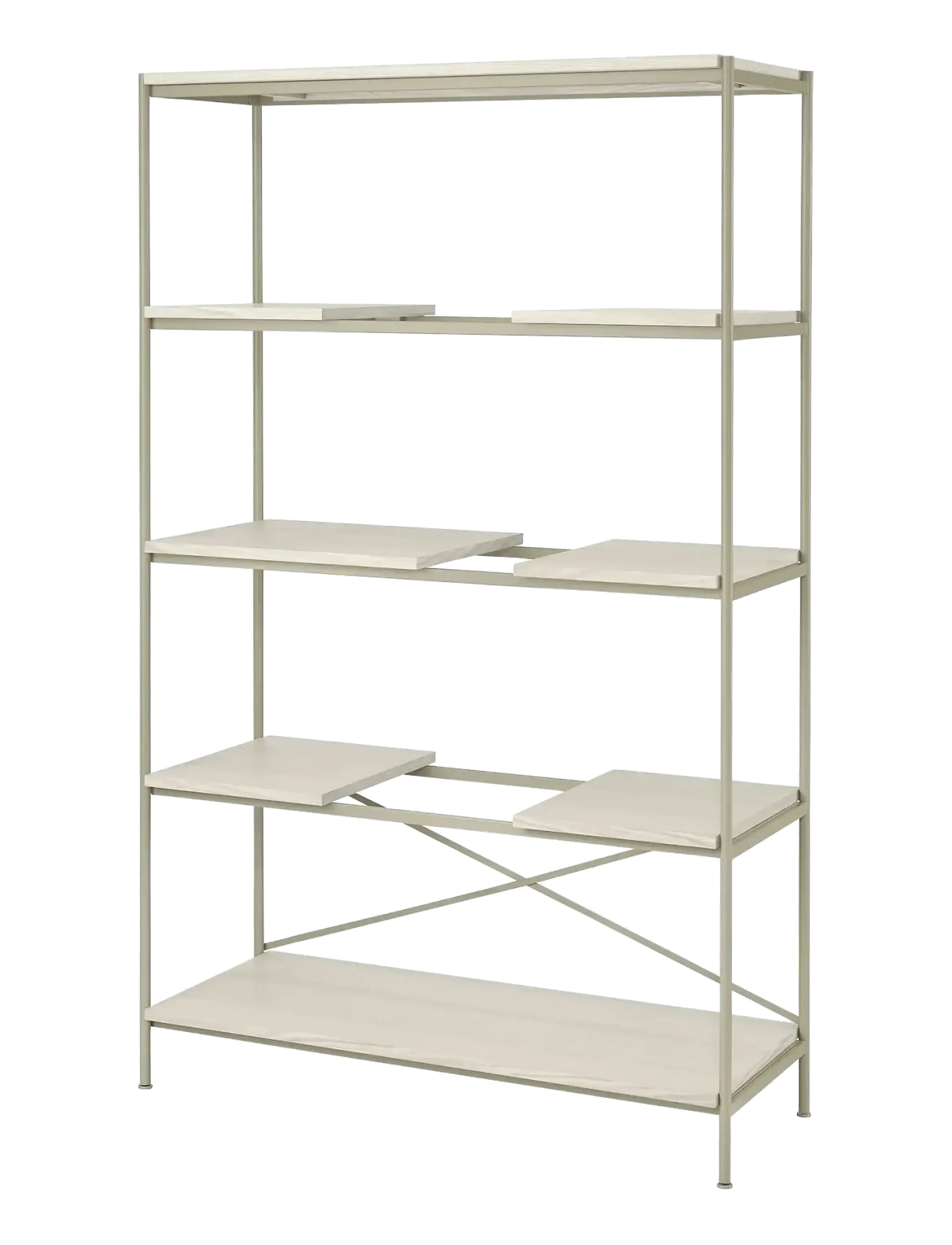 Blomus - Shelf L - 170 x 105 x 40 cm - SUKOYA - Nomad, White Lacquered Oak Veneer - hylder - nomad, white lacquered oak veneer - 2