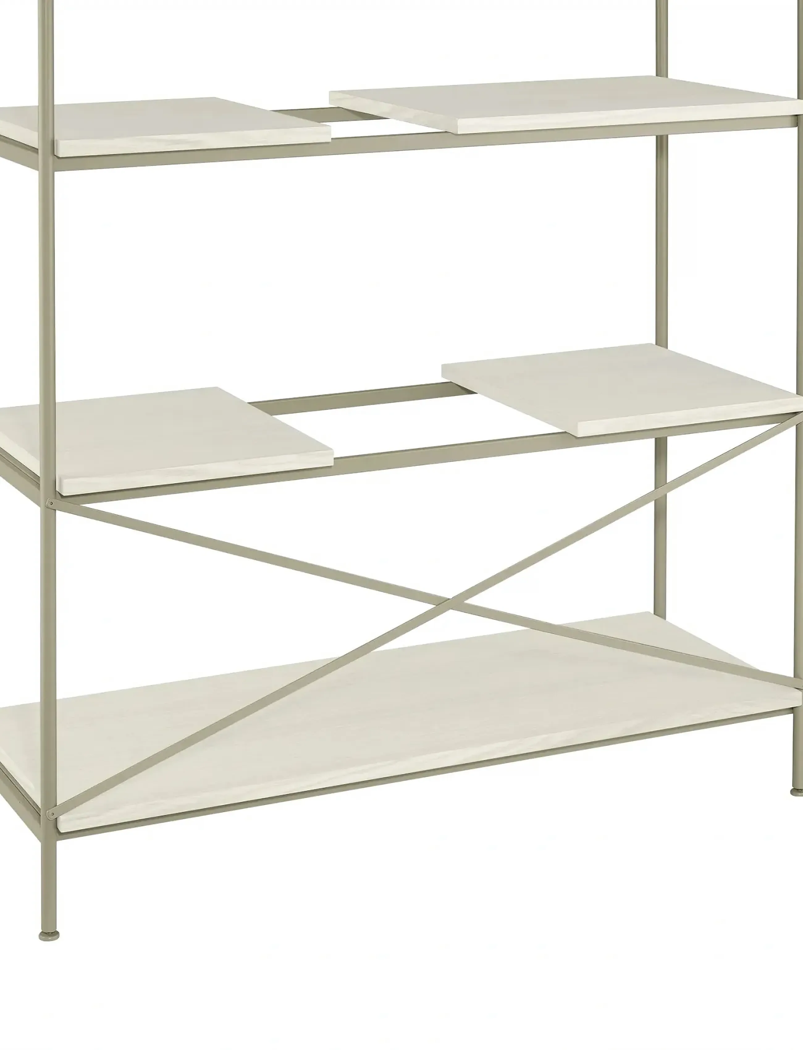 Blomus - Shelf L - 170 x 105 x 40 cm - SUKOYA - Nomad, White Lacquered Oak Veneer - hylder - nomad, white lacquered oak veneer - 5