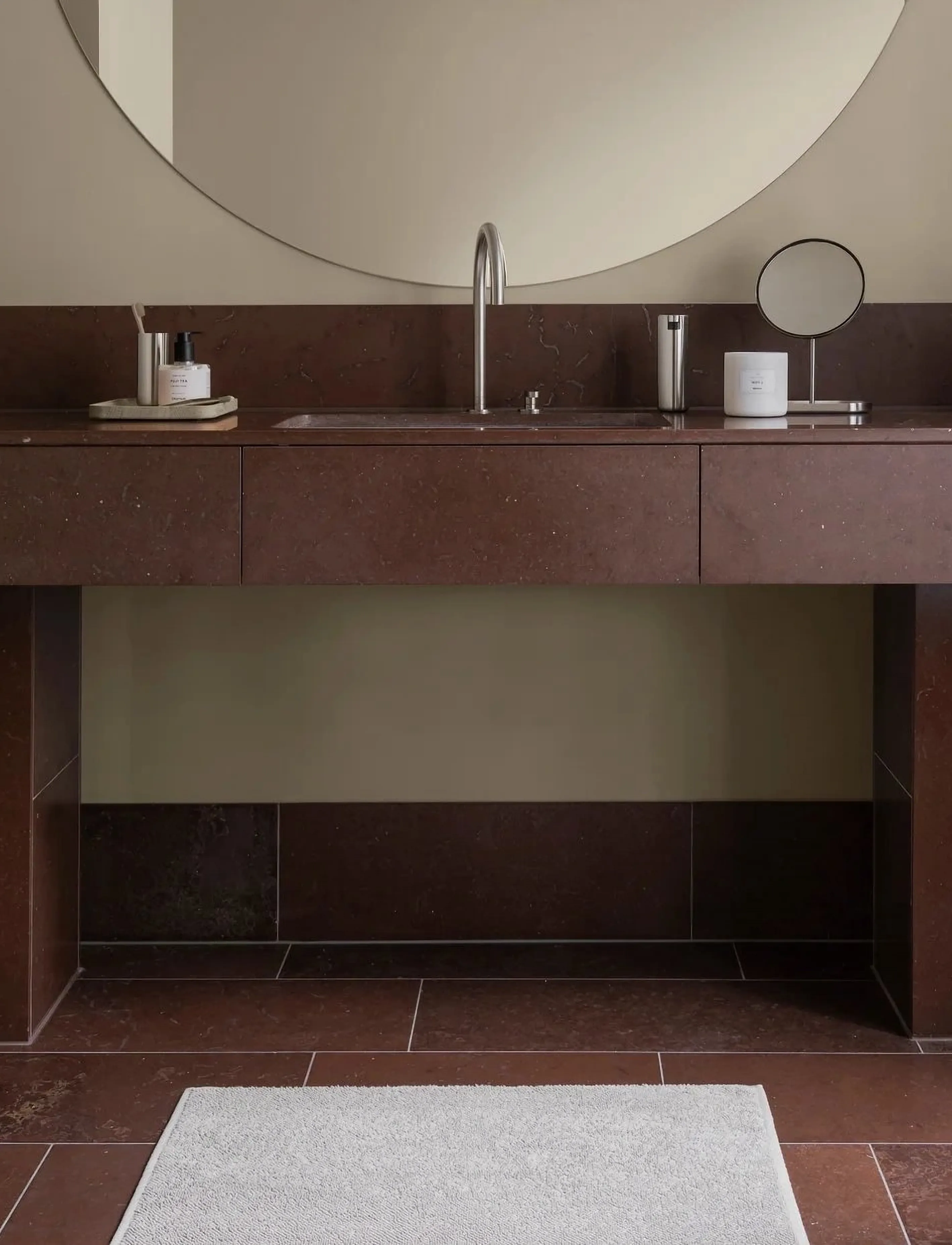 Blomus - Bathmat - 60 x 60 cm - TUYO - Moonbeam - vaibad - moonbeam - 3