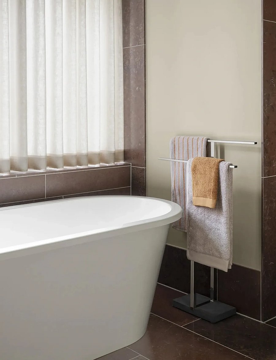 Blomus - Bath Towel - ARTO - badetücher - moonbeam/amber brown - 0