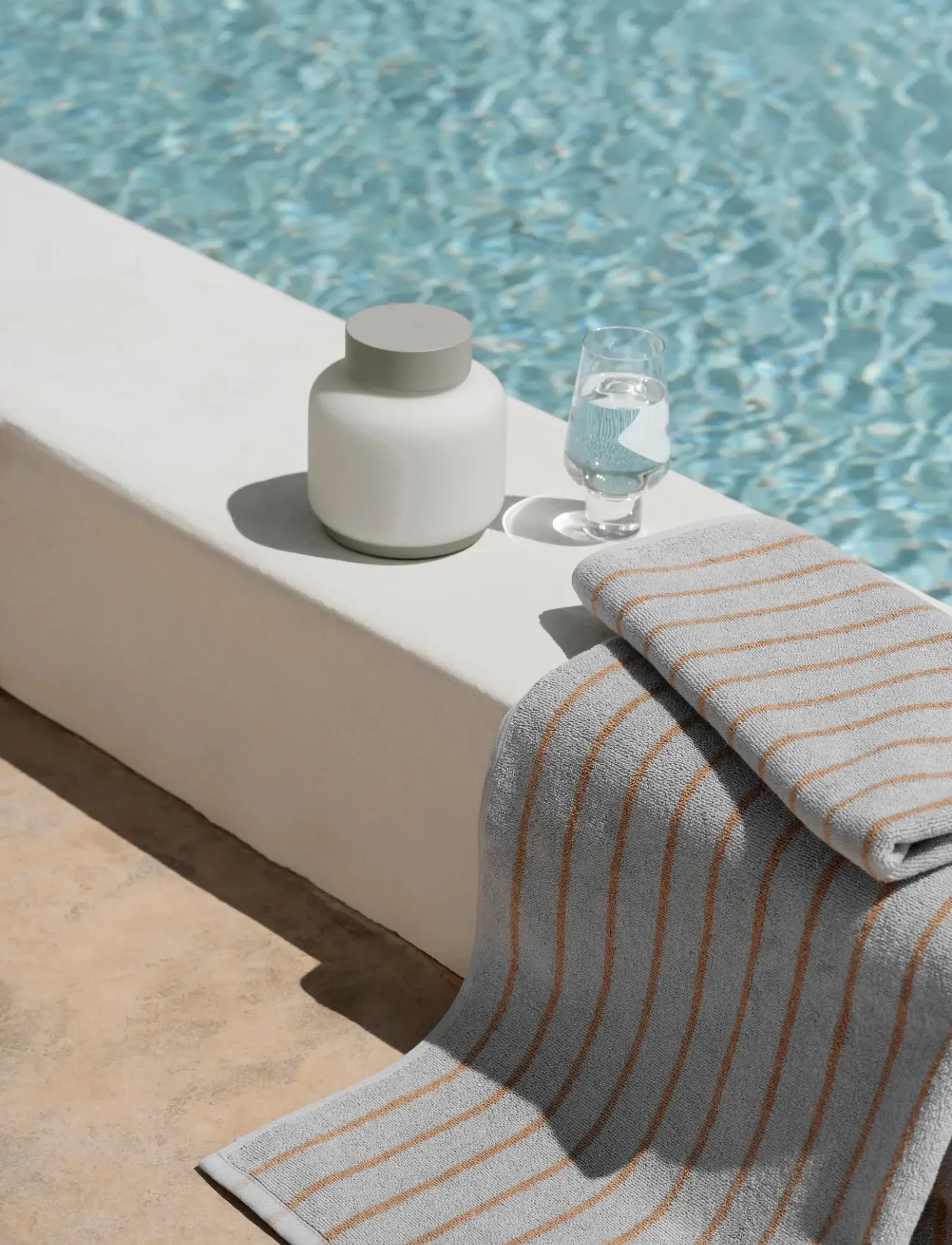 Blomus - Bath Towel - 140 x 70 cm - ARTO - Micro Chip/Tan - bath towels - micro chip/tan - 3