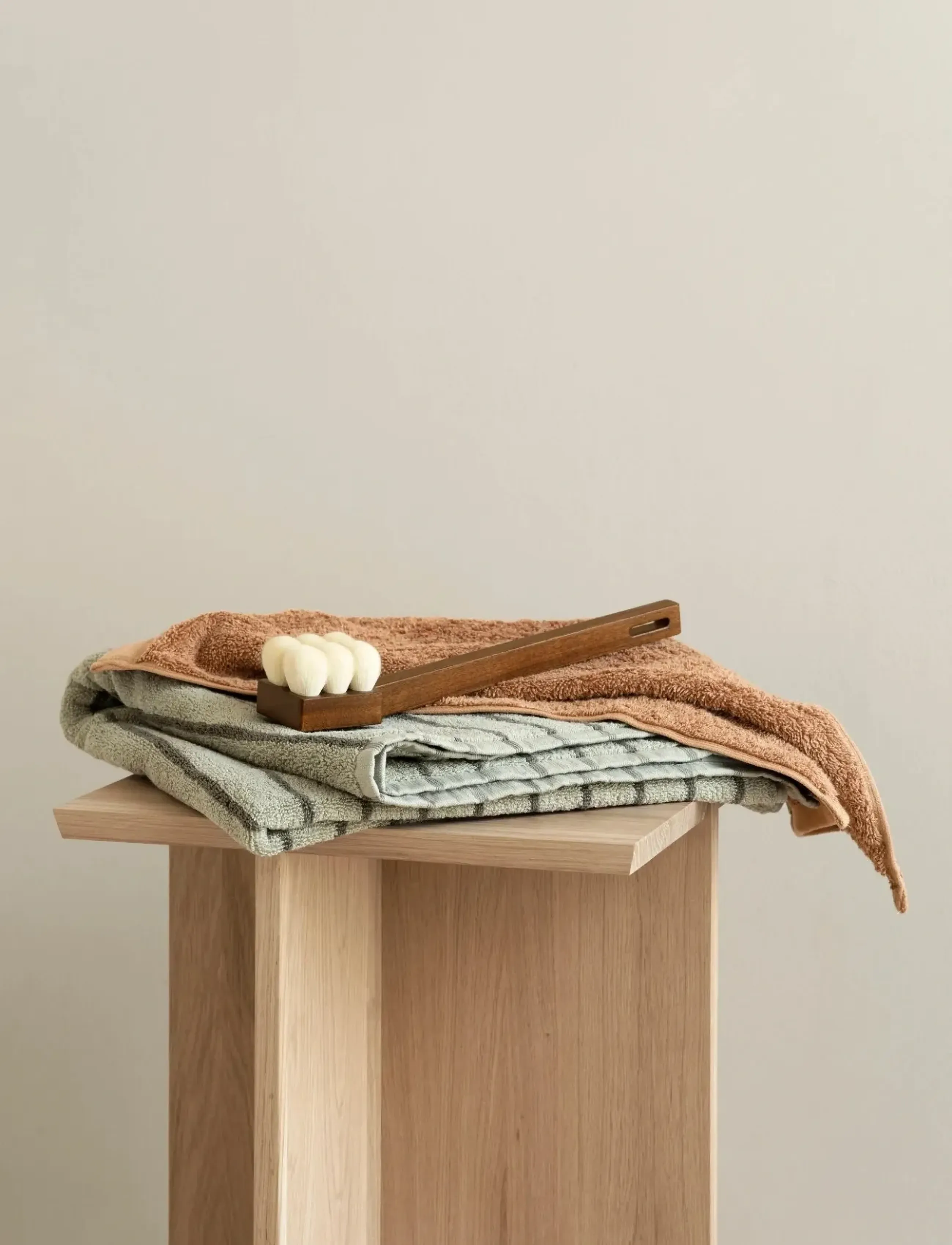 Blomus Bath Towel 140 X 70 Cm Arto Desert Sage/Agave Green, 140X cm, Towels & Towels, Grün - Homeware