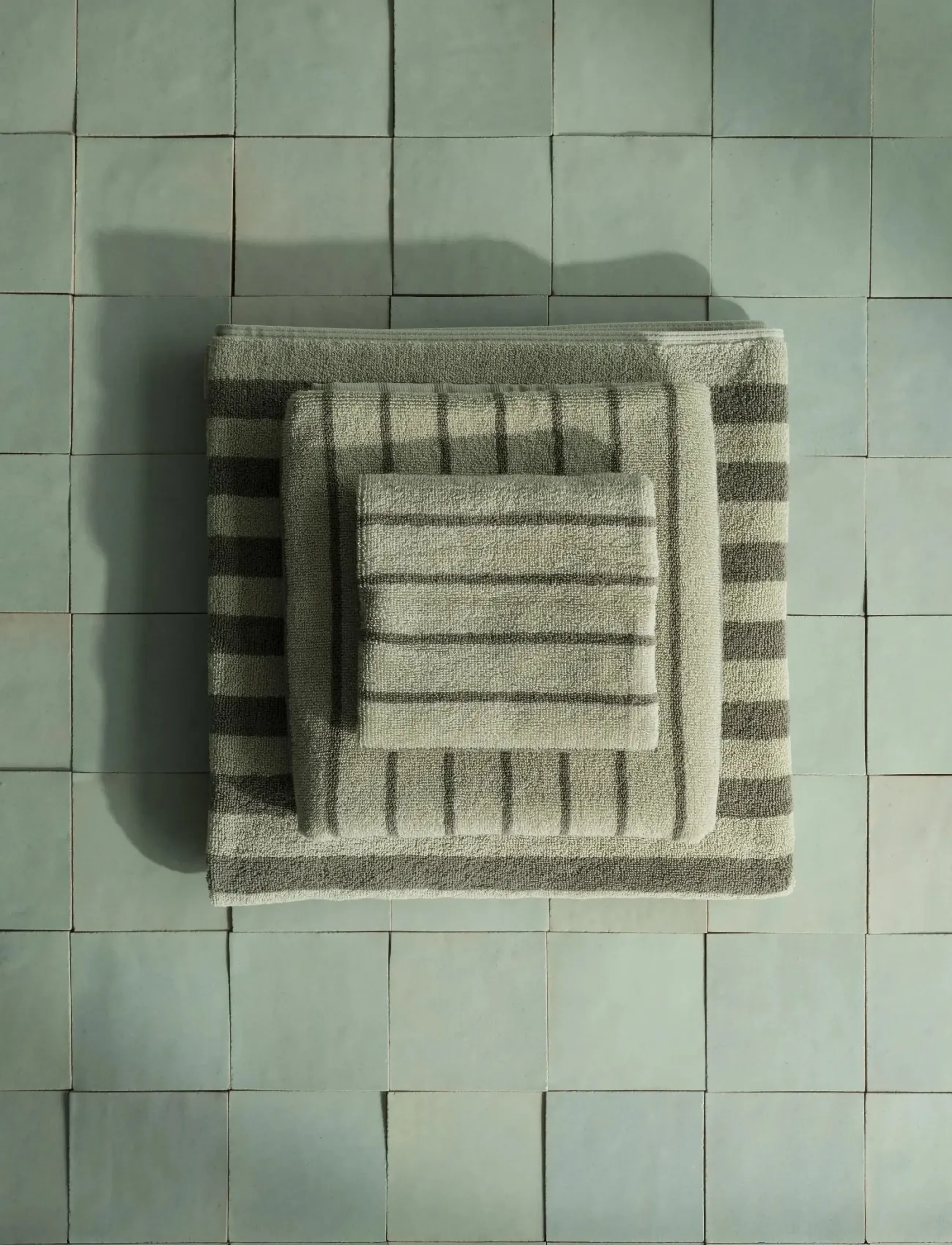 Blomus Towel 100 X 50 Cm Arto Desert Sage/Agave Green, 100X cm, Towels & Bath Towels, Khakigrün - Hand Homeware