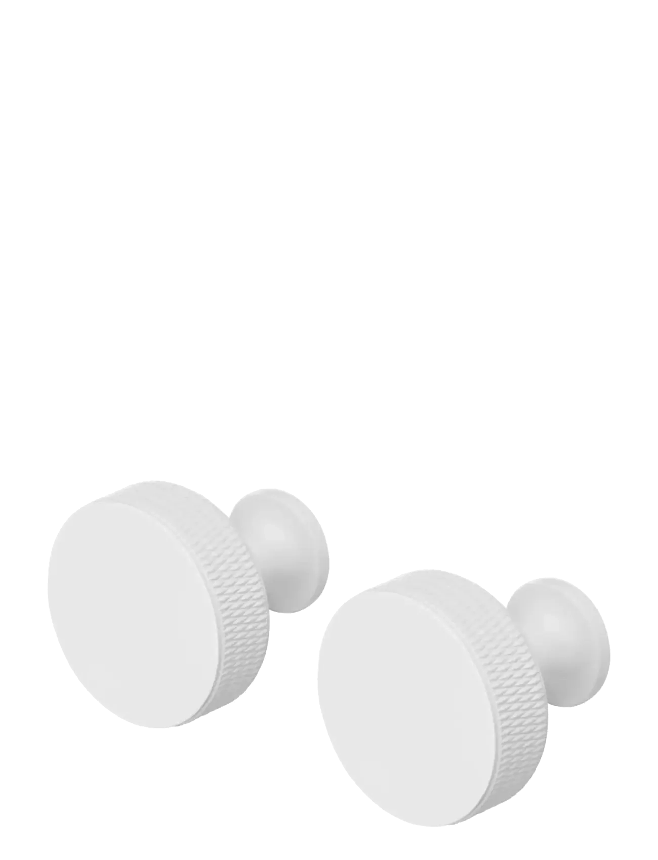 Blomus Set Of 2 Wall Hooks Ø 3 Cm Rof White, cm, & Knobs, Weiß - Hooks, Homeware