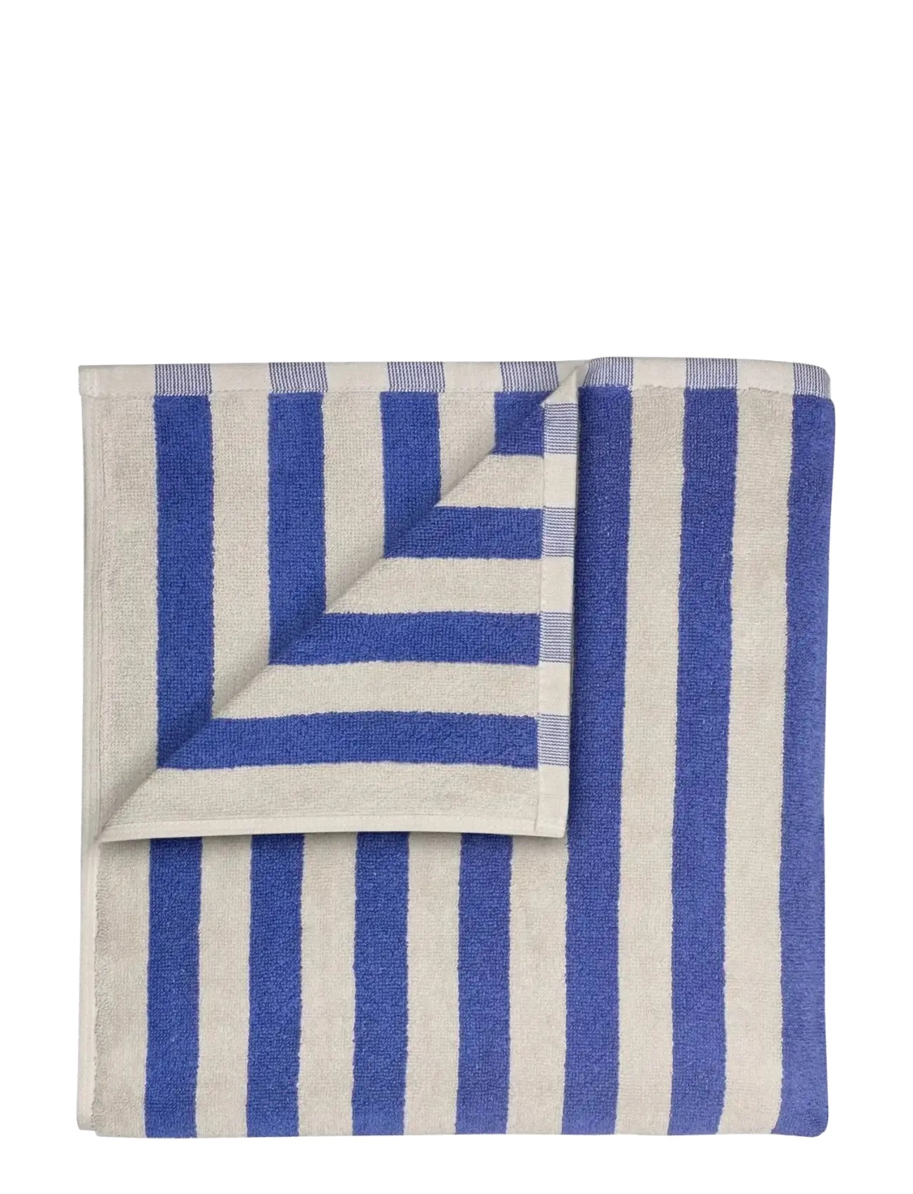 Blomus Bath Towel 140 X 70 Cm Arto Moonbeam/Mazarine Blue, Bath Håndklæde, Multi/mønstret, Str: L 142.5CM