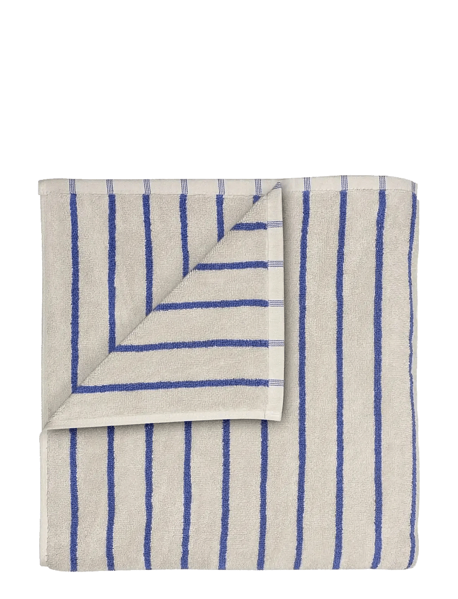 Blomus - Bath Towel - 140 x 70 cm - ARTO - Moonbeam/Mazarine Blue - saunalinad - moonbeam/mazarine blue - 1