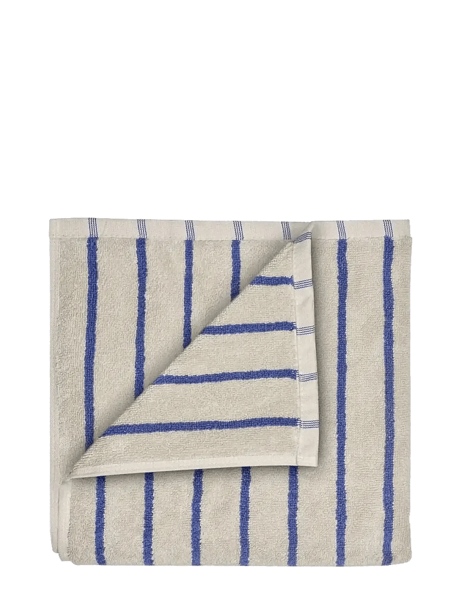 Blomus - Towel - 100 x 50 cm - ARTO - Moonbeam/Mazarine Blue - saunalinad - moonbeam/mazarine blue - 0