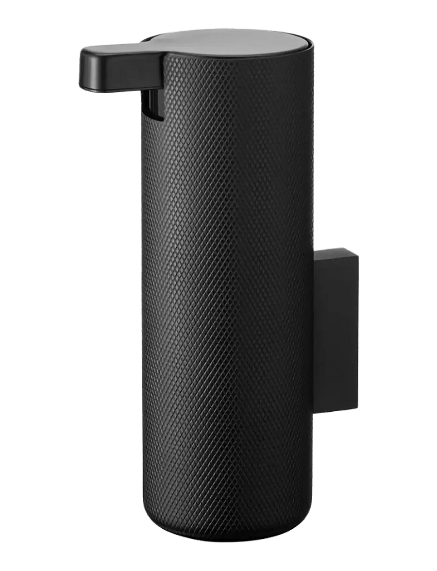 Blomus - Wall-mounted Soap Dispenser - Ø 5,55 cm, 0,165 L - MODO ROF - Black - seebidosaatorid ja -alused - black - 0
