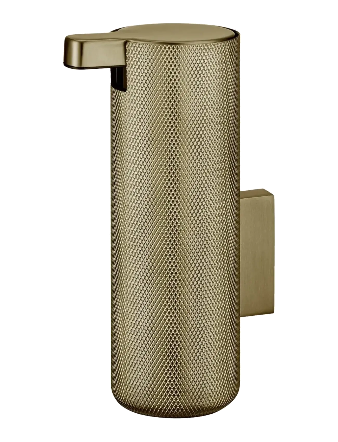 Blomus Wall-Mounted Soap Dispenser Ø 5,55 Cm, 0,165 L Modo Rof Brass, 5.5 cm, Bathroom Interior, Gold - Pumps & Cups, Homeware