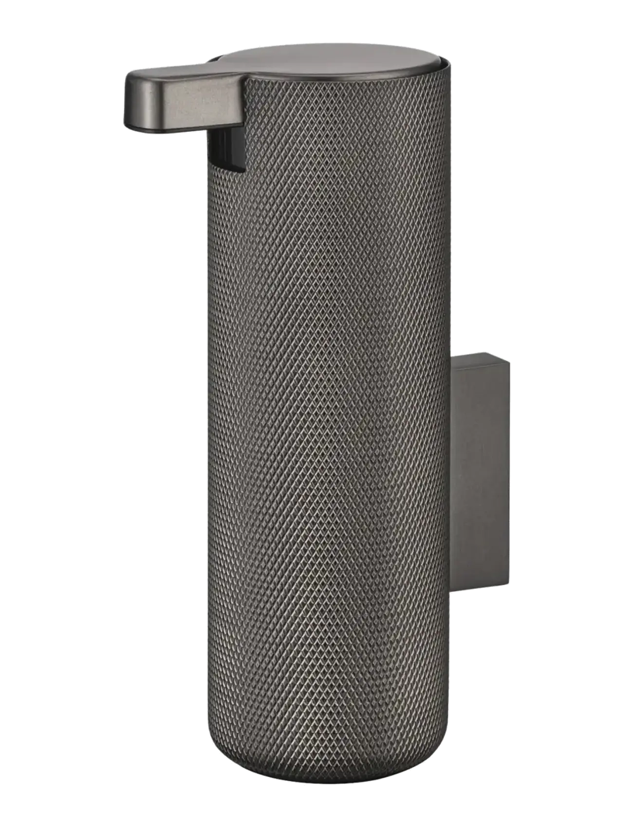 Blomus Wall-Mounted Soap Dispenser Ø 5,55 Cm, 0,165 L Modo Rof Burned Metal, 5.5 cm, Bathroom Interior, Grau - Pumps & Cups, Homeware
