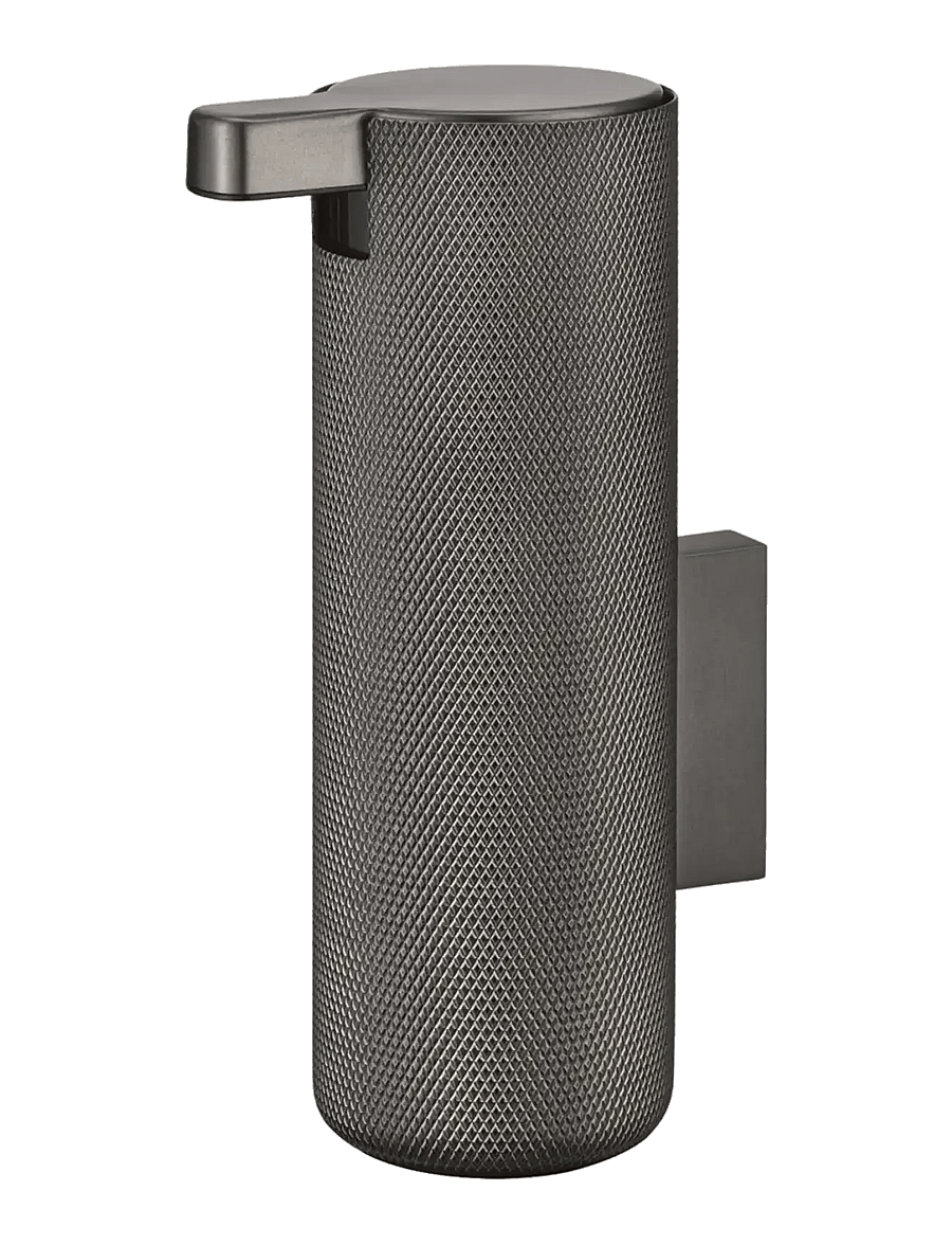 Blomus - Wall-mounted Soap Dispenser - Ø 5,55 cm, 0,165 L - MODO ROF - Burned Metal - seifenspender & seifenschalen - burned metal - 0