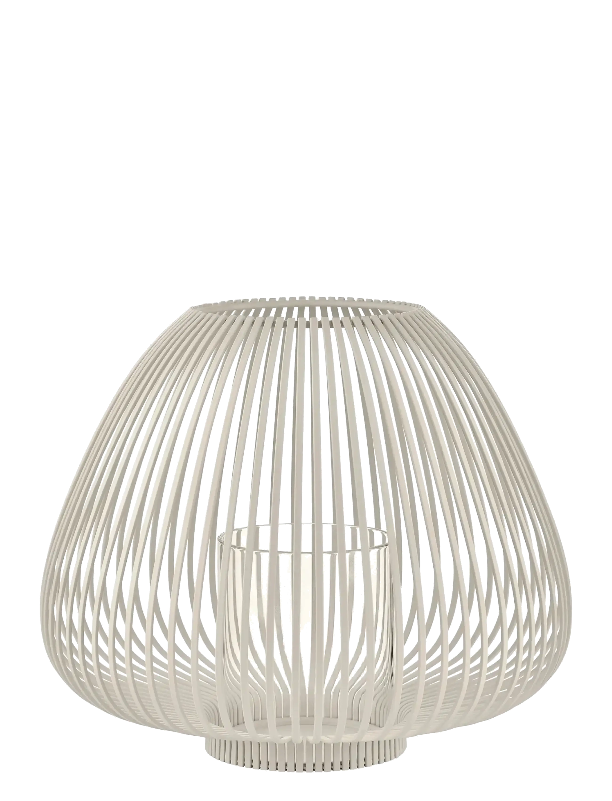 Blomus Lantern M Ø 31,5 X 30 Cm Lyva Nomad, Lysestage, Hvid, Str: Ø 31CM