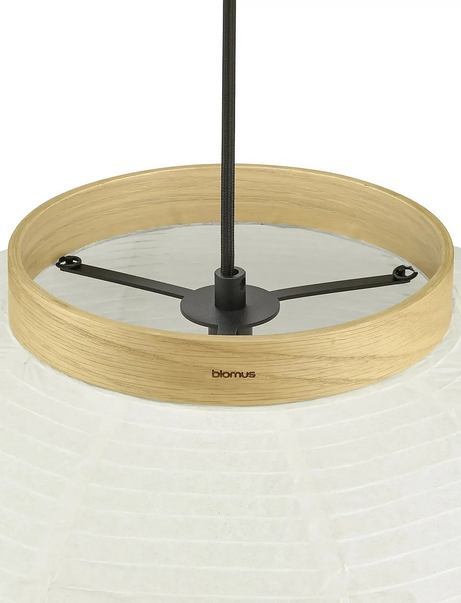 Blomus - Pendant Lamp - 48 cm, Ø 60 cm - KAMI - Oak - pendellampen - oak - 5