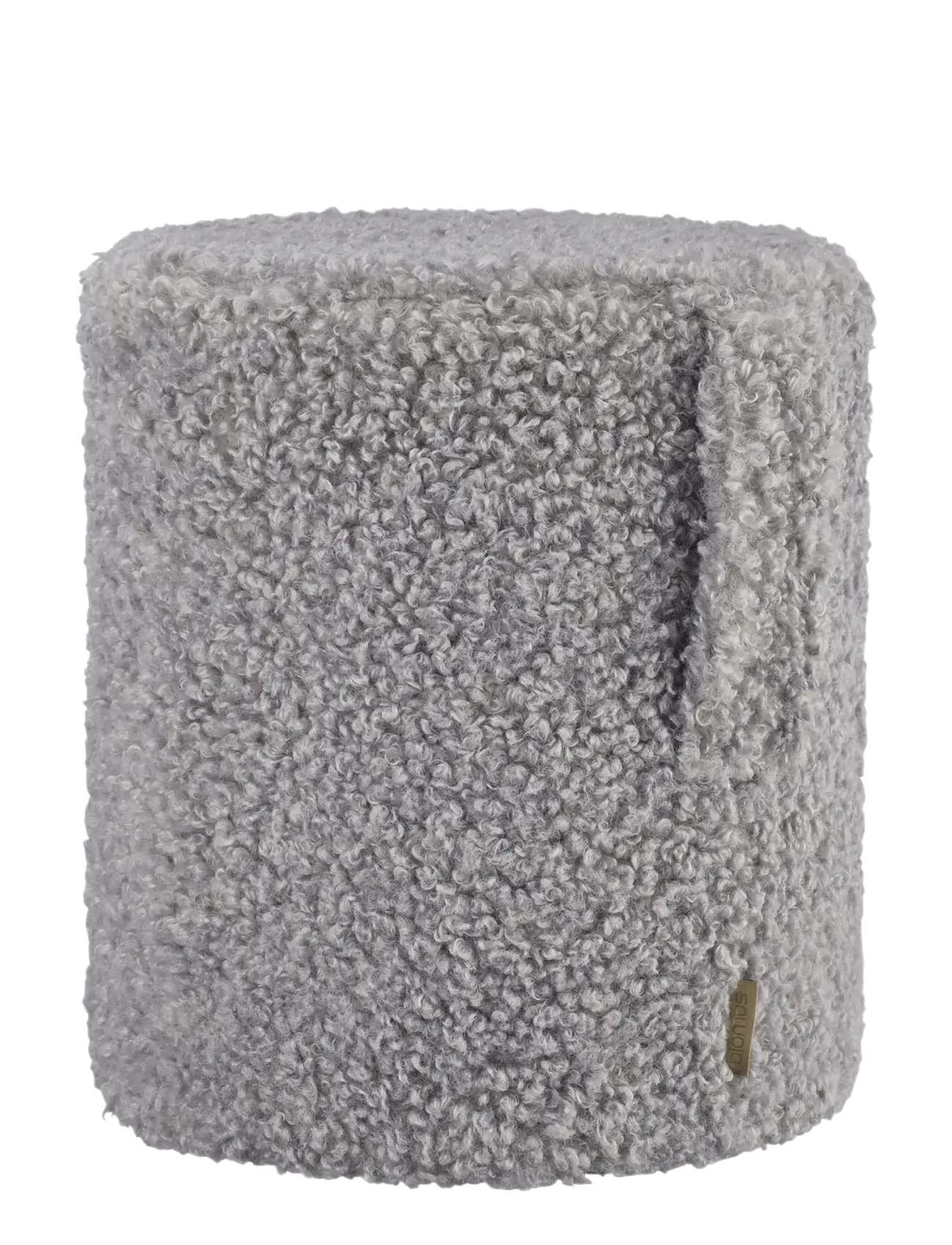 Blomus Pouf - 40 cm, Ø 35 cm - TEDDY - Sharkskin - Pufi - SHARKSKIN / grey