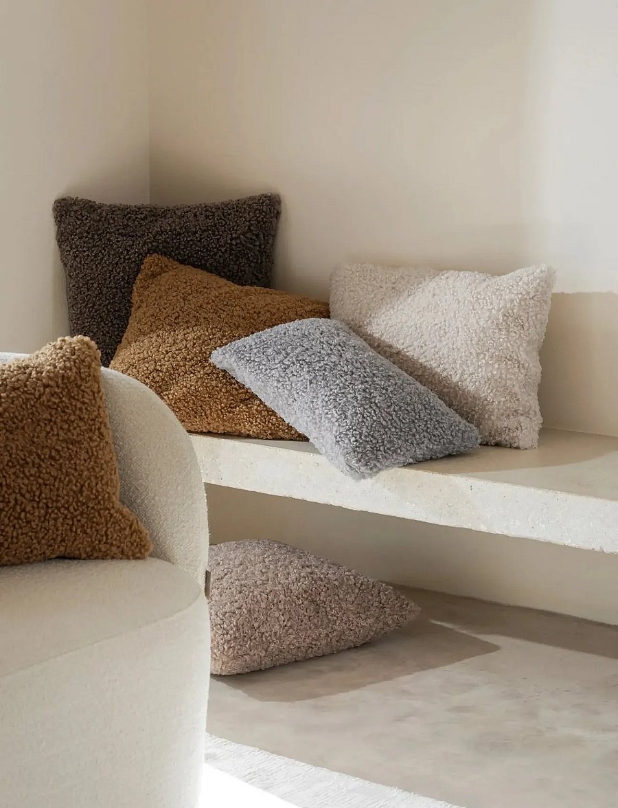 Blomus - Cushion Cover - 40 x 60 cm - TEDDY - Moonbeam - kissenbezüge - moonbeam - 0