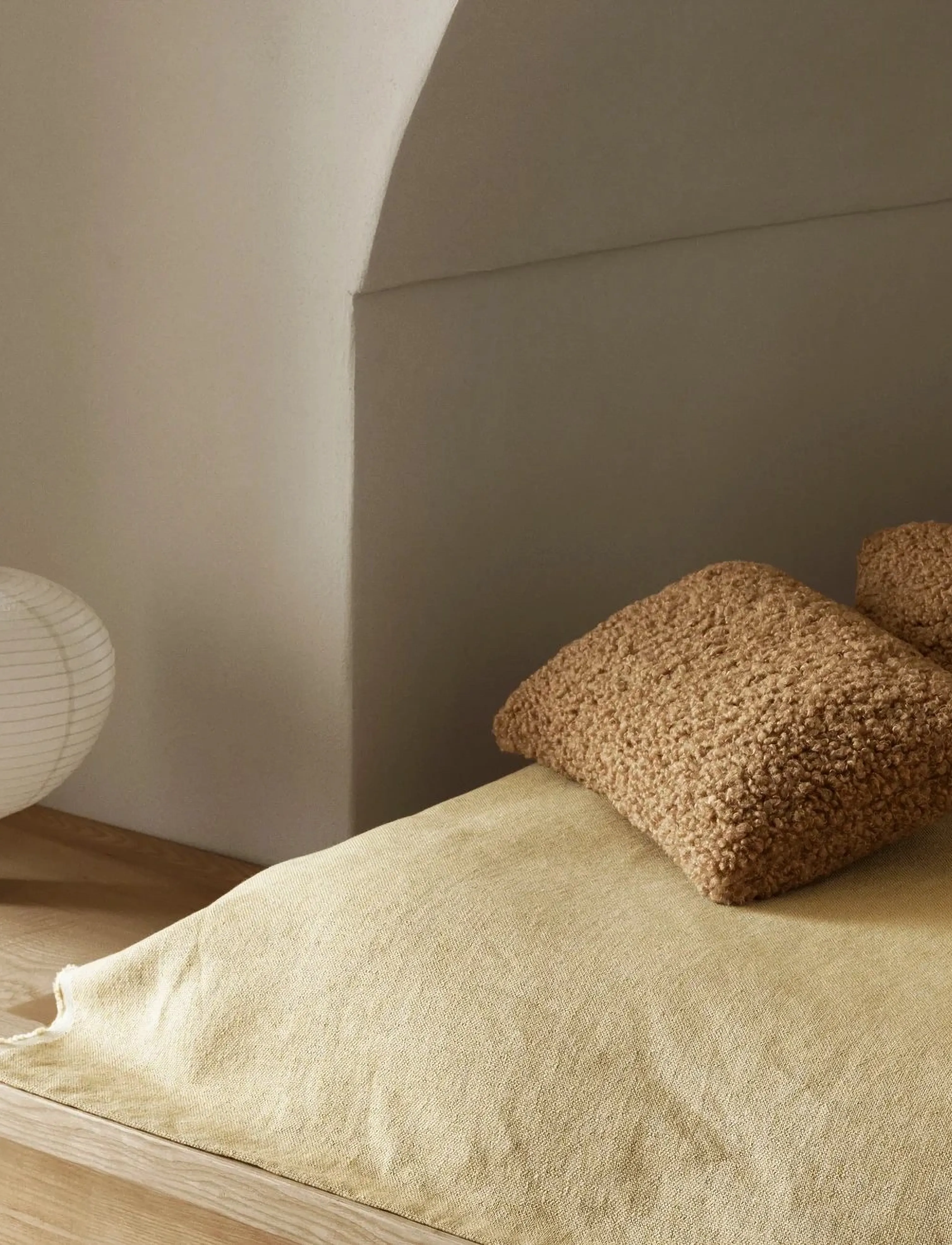 Blomus Cushion Cover 40 X 60 Cm Teddy Tan, L cm, Cushions & Blankets, Orange - Covers, Homeware