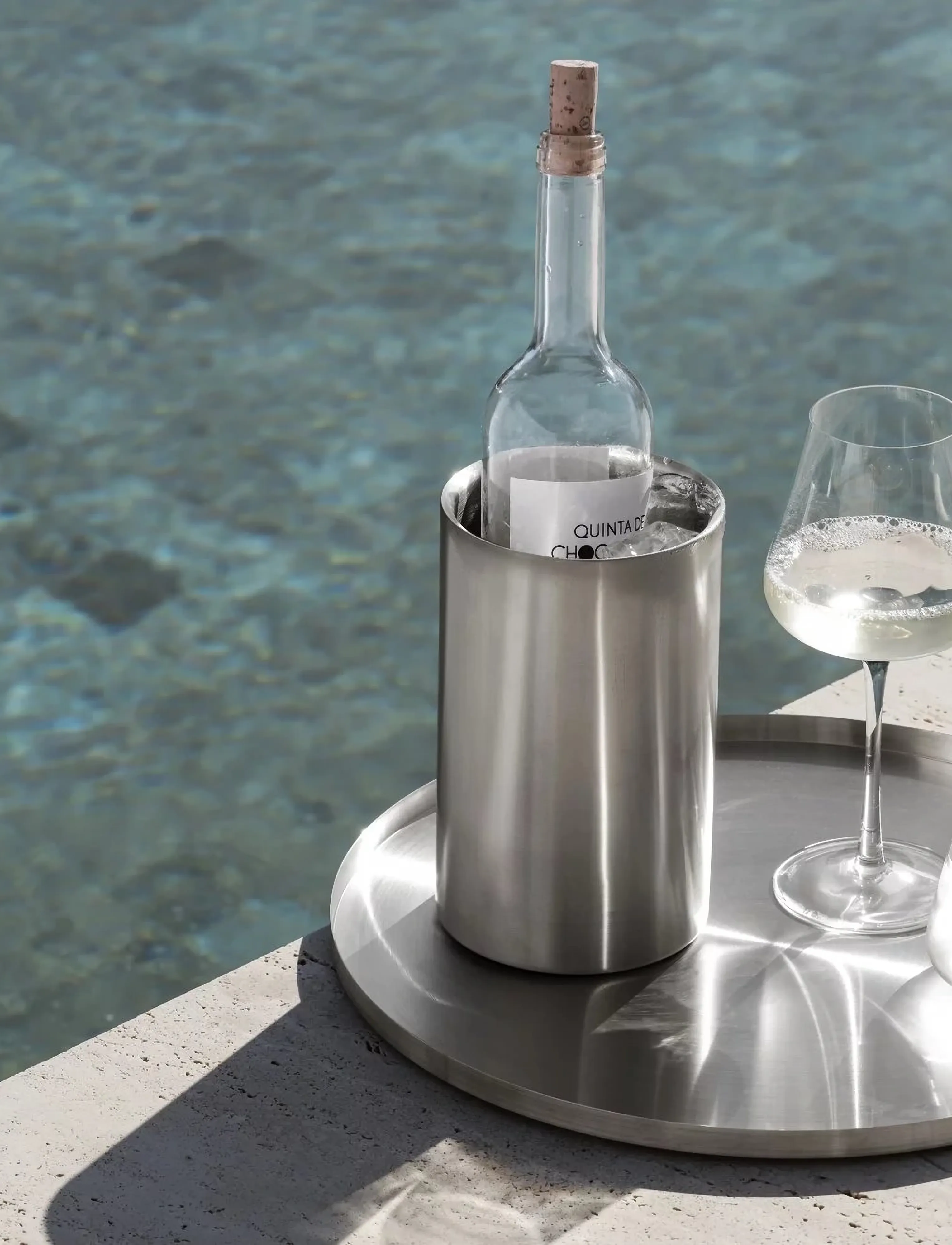 Blomus - Bottle Cooler - Ø 12 cm - EASY - Stainless Steel - flaschenkühler - stainless steel - 2