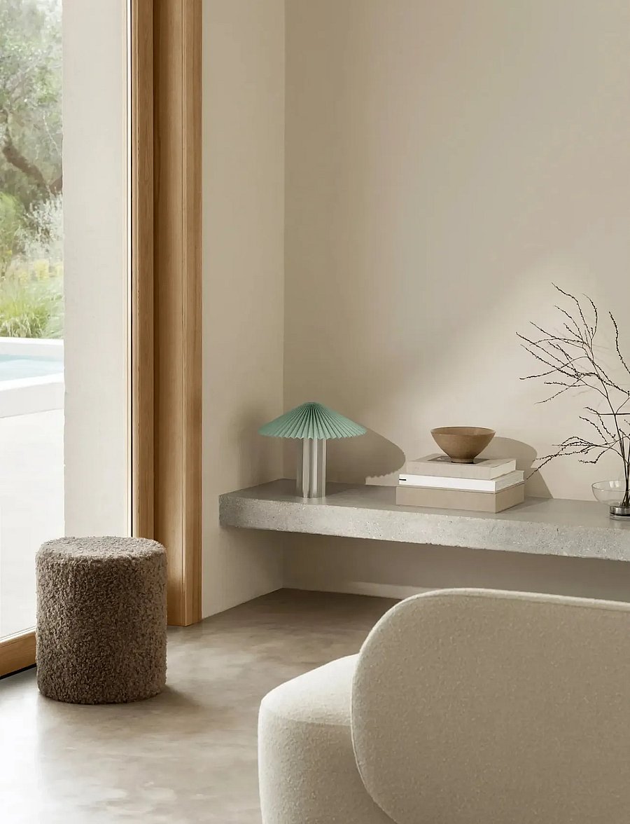 Blomus - Table Lamp - 31 cm, Ø 36,5 cm - TAITE - Desert Sage - laualambid - desert sage - 4