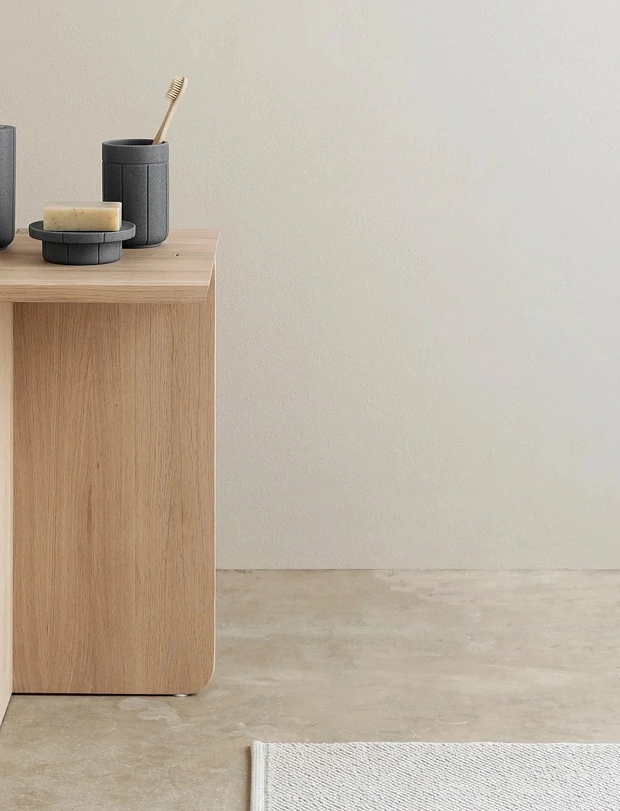 Blomus - Stool - 46 x 35 x 35 cm - ENGAWA - Oak - toolid ja pingid - oak - 2