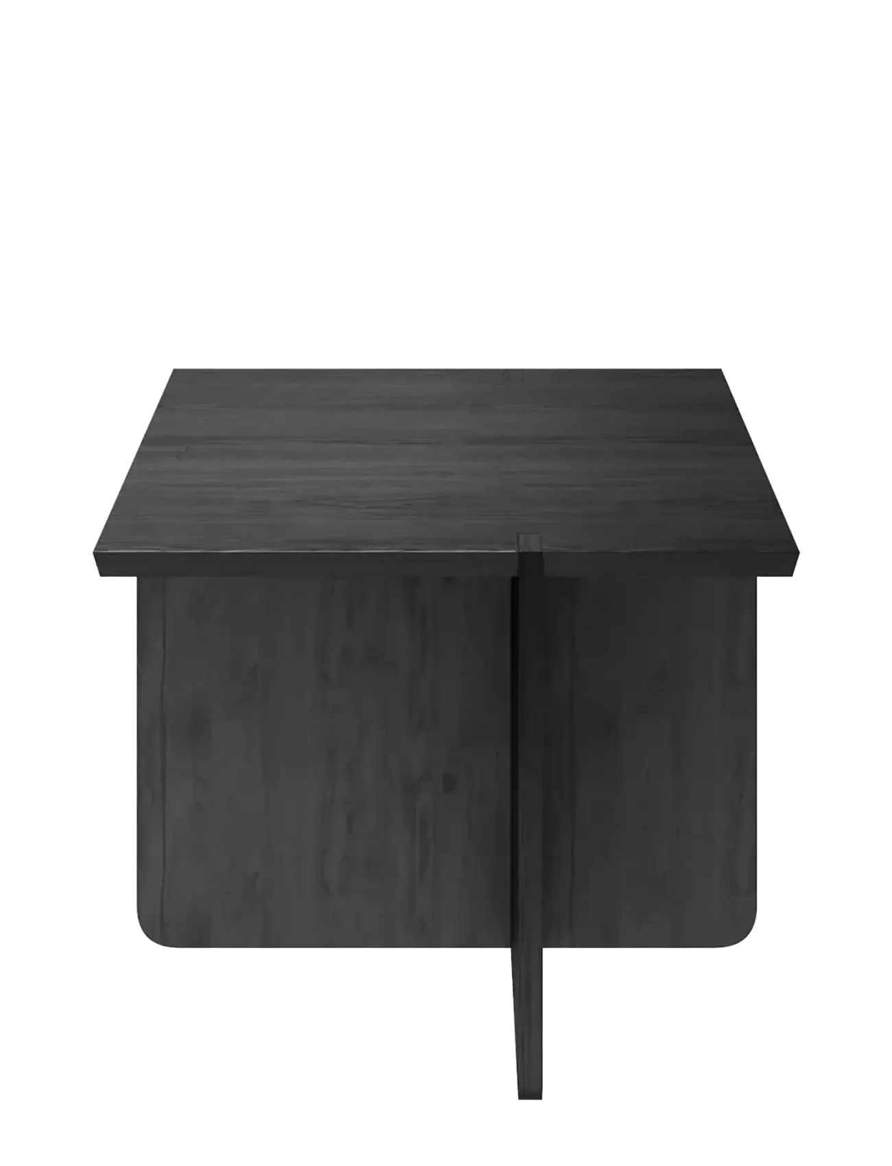 Blomus Side Table M 40 X 50 X 50 Cm Engawa Black, Sidebord og lille bord, Sort, Str: L 50CM