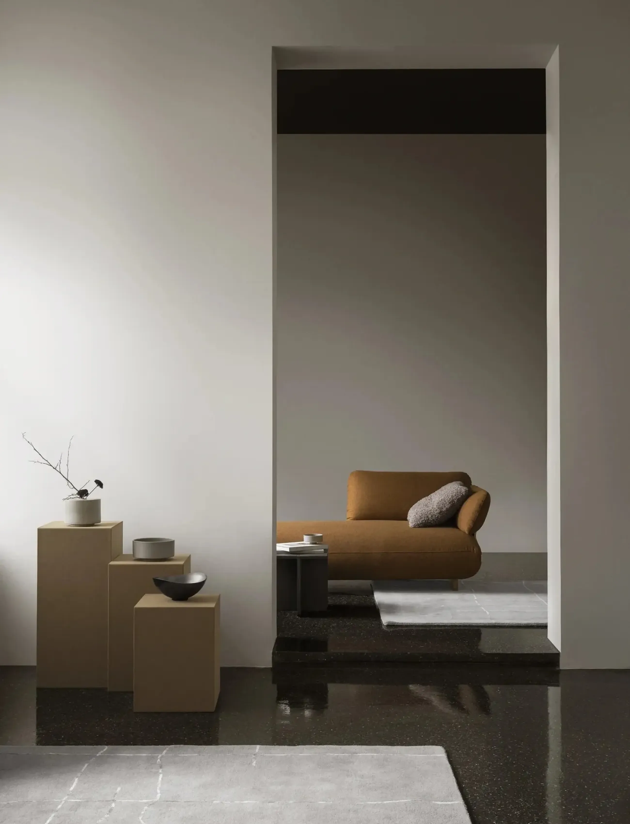 Blomus Side Table M 40 X 50 Cm Engawa Black, L cm, Tables, Schwarz - Tables & Small Homeware