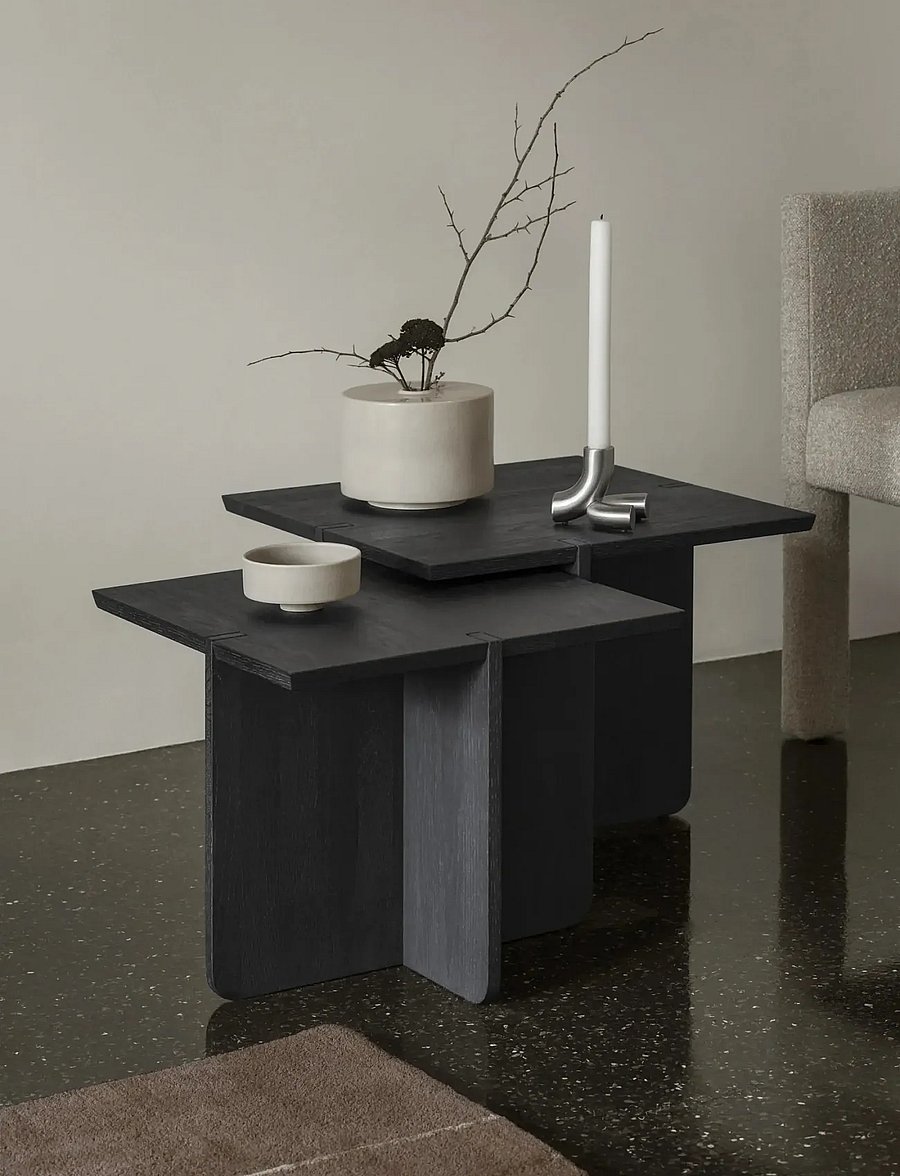 Blomus - Side Table M - 40 x 50 x 50 cm - ENGAWA - Black - küljelauad ja väikesed lauad - black - 3