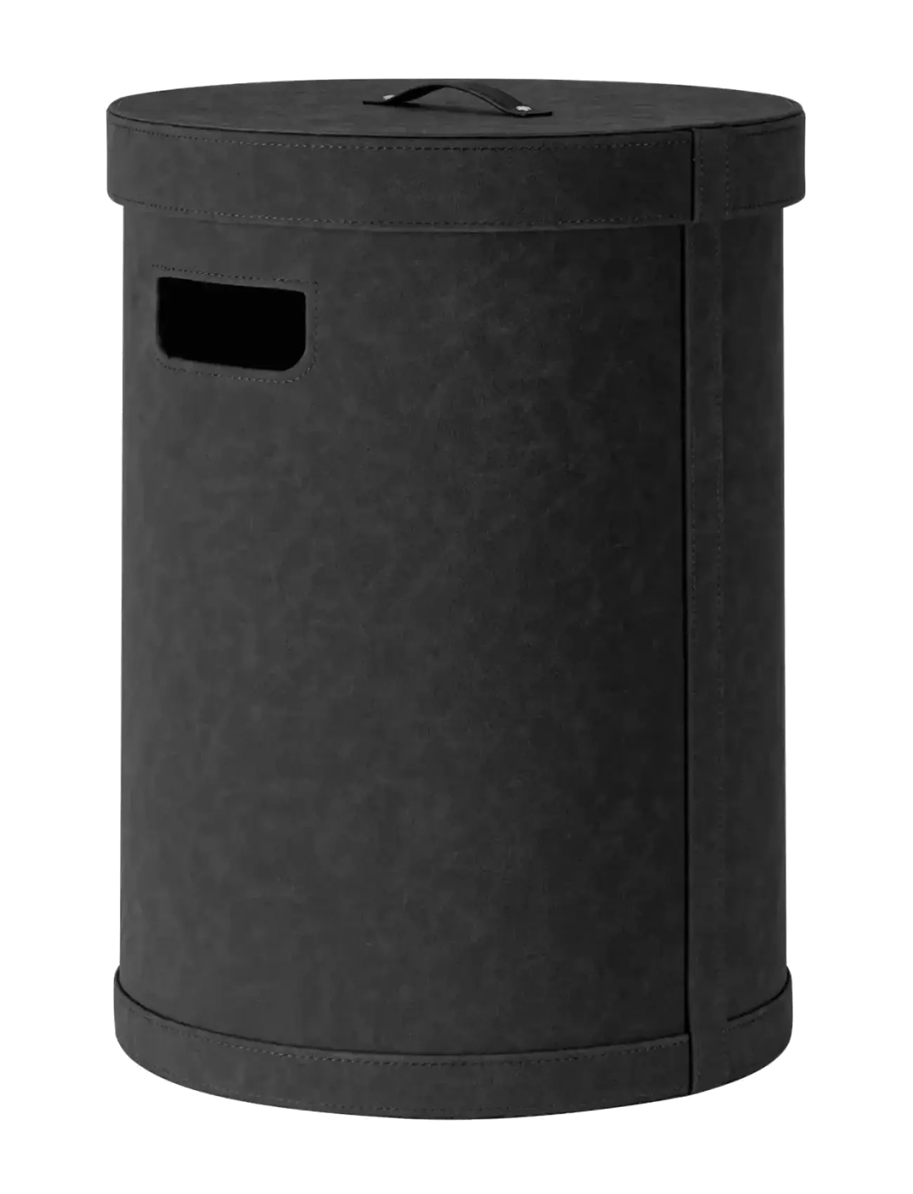 Blomus Laundry Basket M 51 Cm, Ø 35 Cm, 50 L Sahla Black, Vasketøj Baskets, Sort, Str: L 35CM