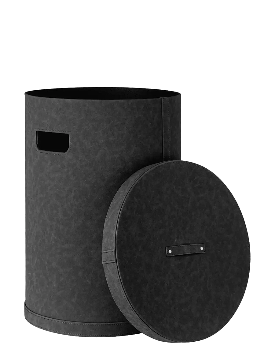 Blomus - Laundry Basket M - 51 cm, Ø 35 cm, 50 L - SAHLA - Black - wäschekörbe - black - 3