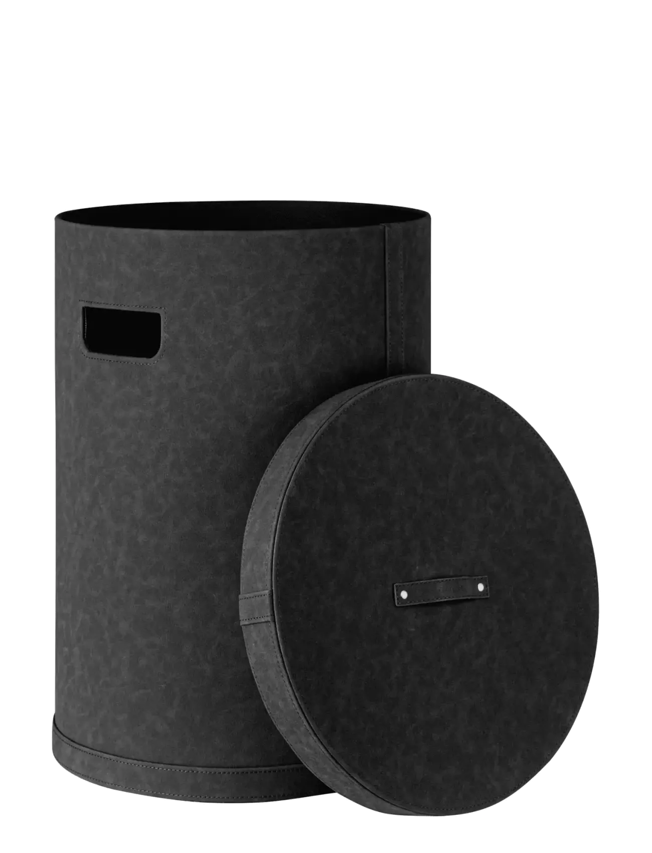 Blomus - Laundry Basket L - 54 cm, Ø 40 cm, 67,5 L - SAHLA - Black - vasketøjskurve - black - 3