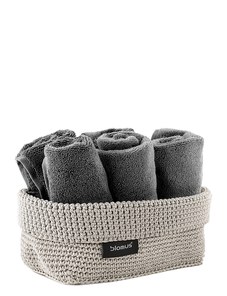 Blomus - Crochet Rope Basket L - 20 x 12 x 9 cm - TELA - Sand - sand - 0