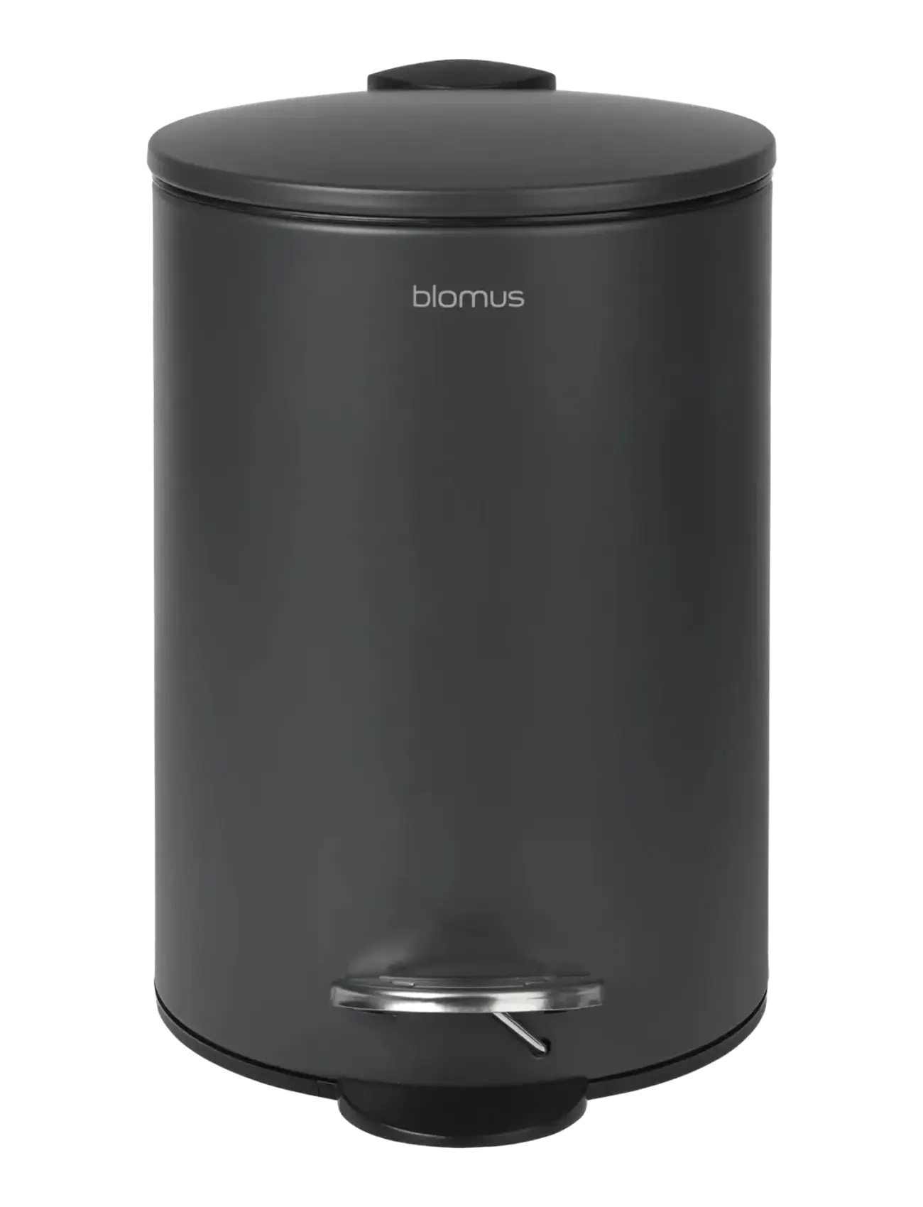Blomus Pedal Bin Ø 17 Cmn, 3 L Tubo Anthracite, Paper Bins, Sort, Str: L 21.5CM