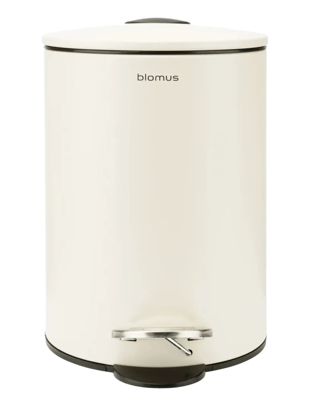 Blomus Pedal Bin Ø 17 Cmn, 3 L Tubo Sand, 21.5 cm, Storage, Creme - Paper Bins, Homeware