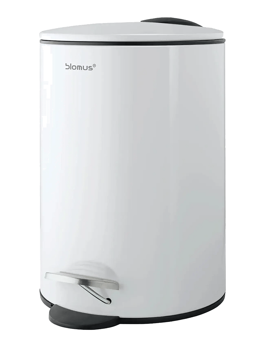 Blomus - Pedal Bin - Ø 17 cmn, 3 L - TUBO - White - paberi prügikastid - white - 0