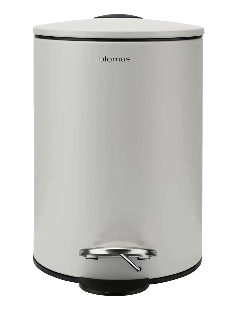Blomus - Pedal Bin - Ø 17 cmn, 3 L - TUBO - Moon-Gray - papierkörbe - moon-gray - 0