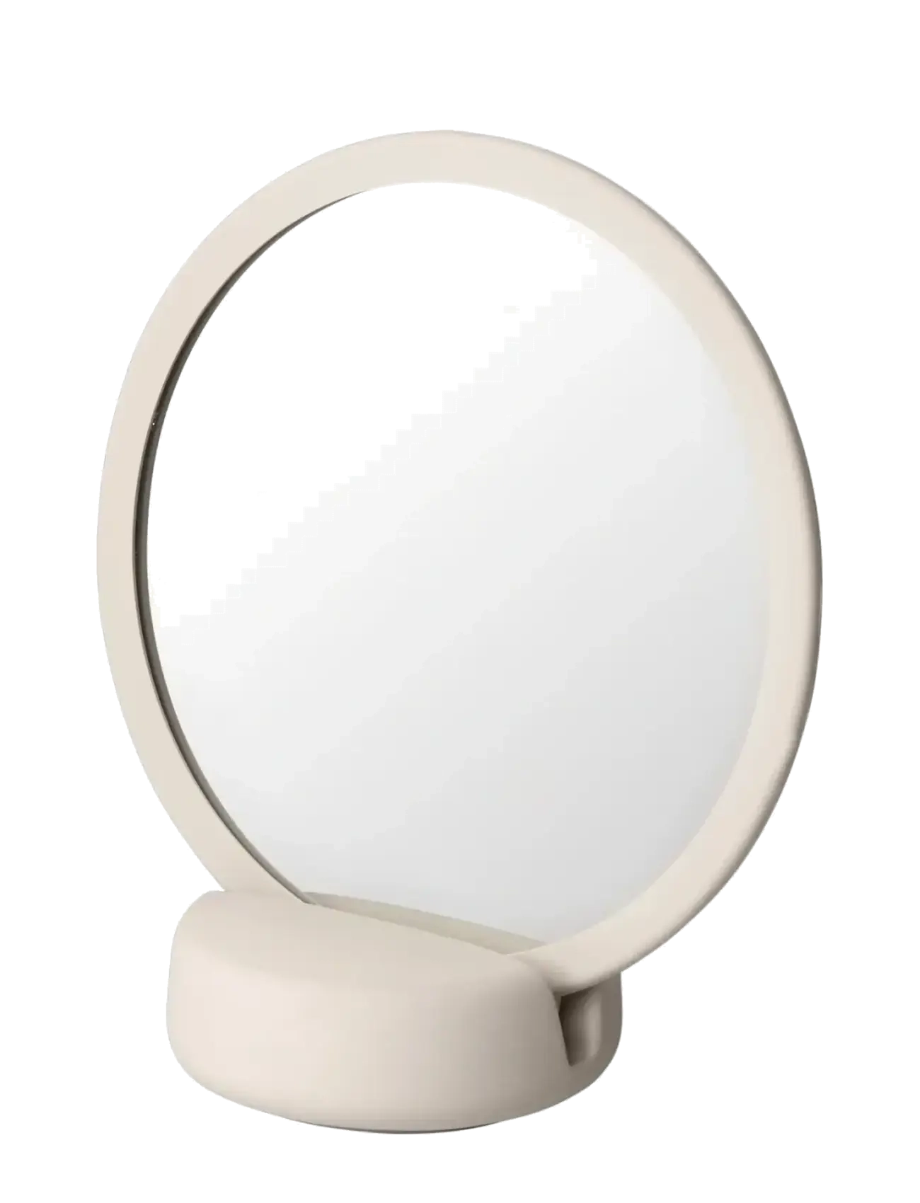 Blomus Vanity Mirror 18,5 X 17 X 9 Cm Sono Moonbeam, Badeværelsesspejl, Creme, Str: L 18.5CM