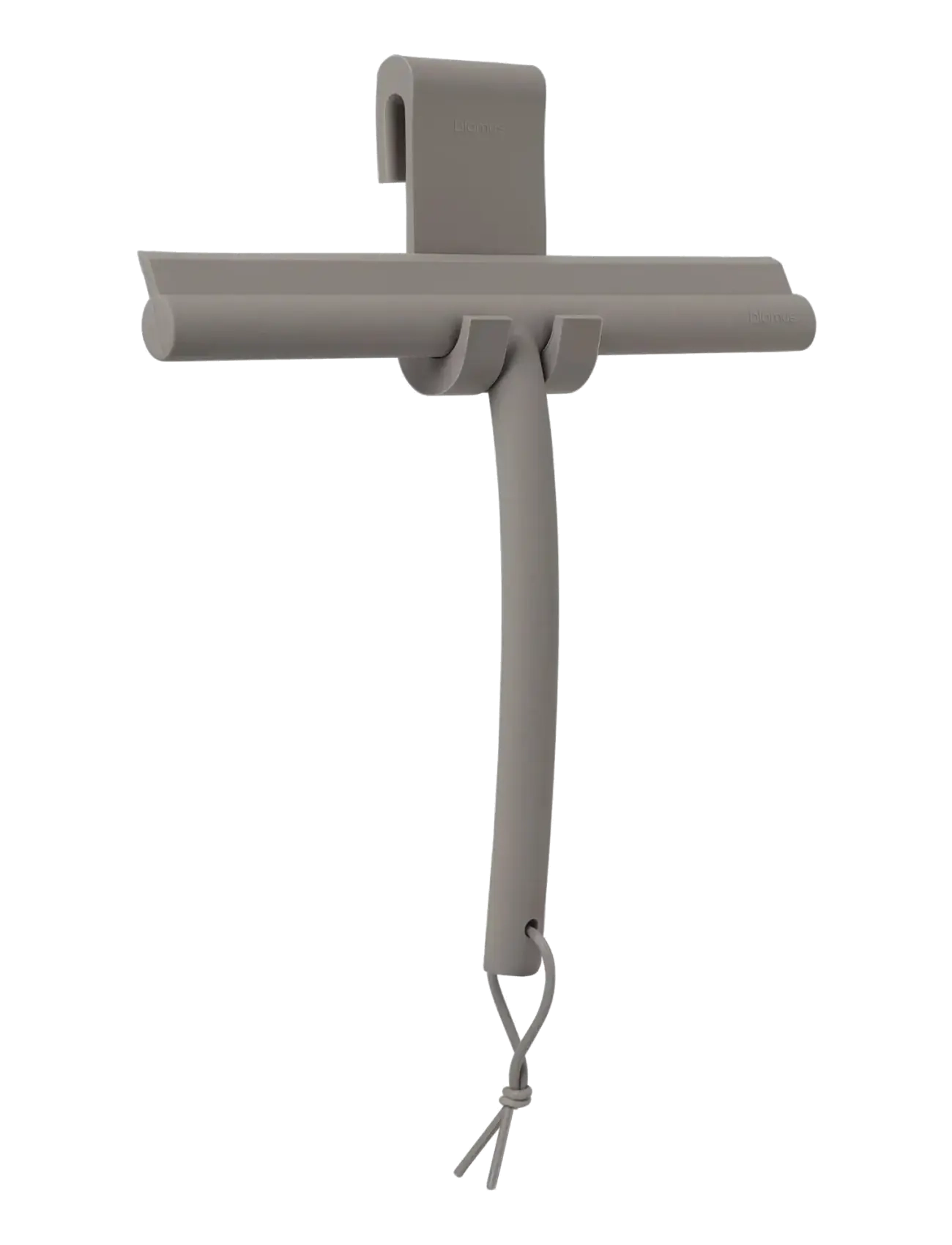 Blomus Shower Squeegee, includes overdoor hook - 20 x 25 x 2,5 cm - VIPO - Satellite - App deal - SATELLITE / grey