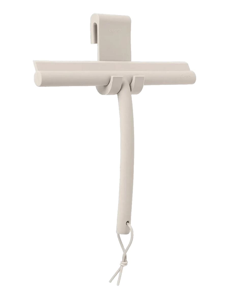 Blomus - Shower Squeegee, includes overdoor hook - 20 x 25 x 2,5 cm - VIPO - Moonbeam - moonbeam - 1