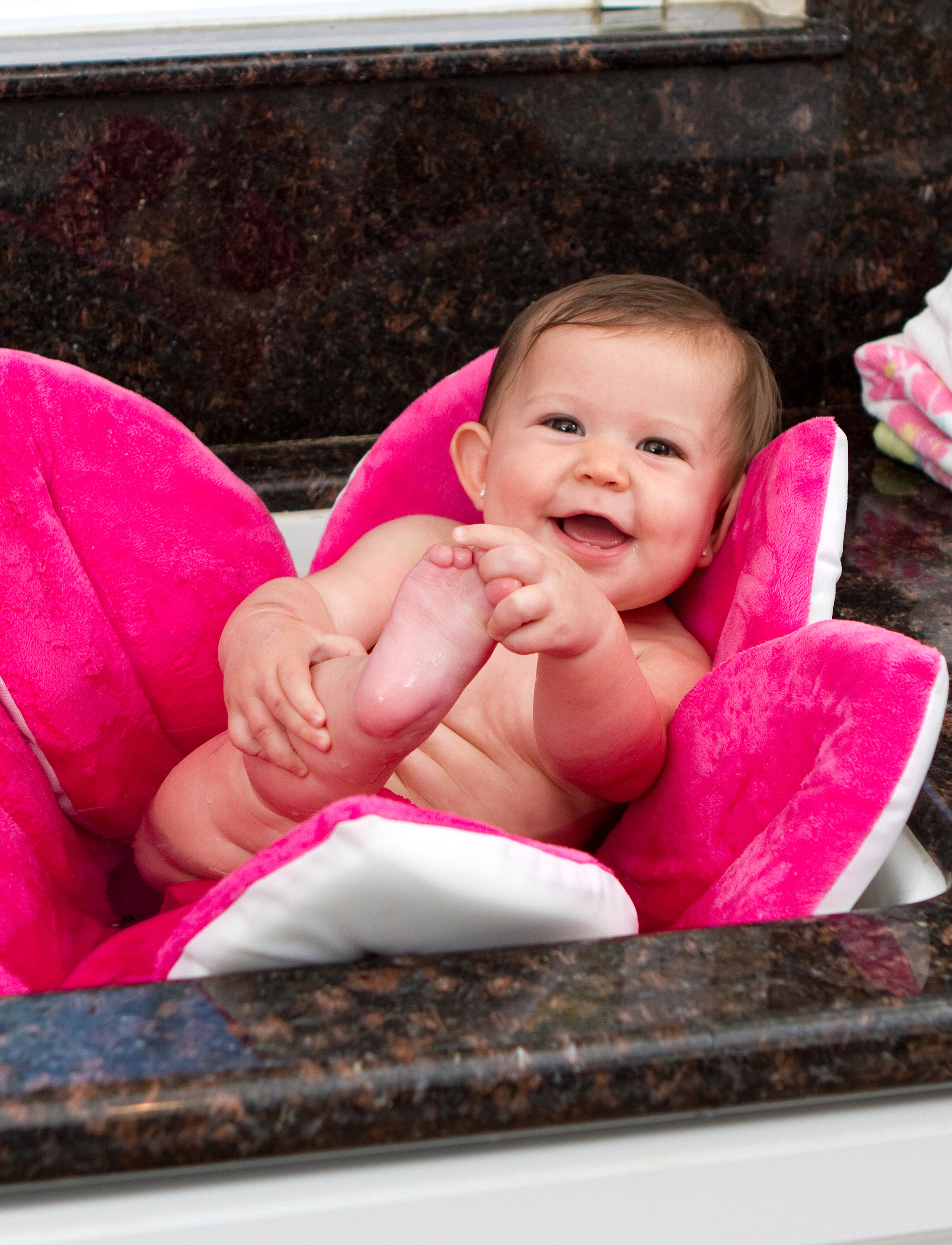 Blooming bath, One Size, Bathroom, Rosa - Bath Time, Kinder
