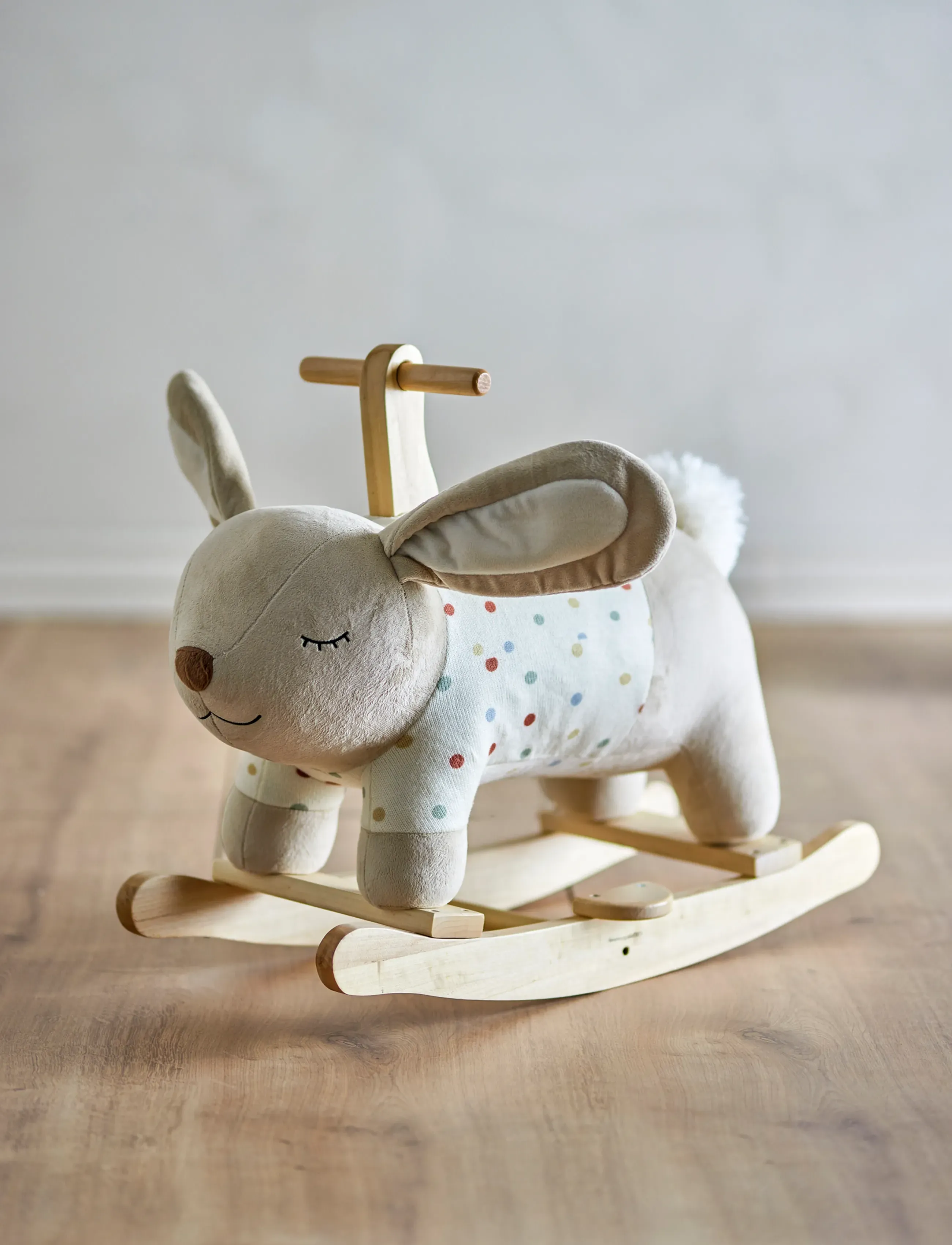Bloomingville Mini Villja Rocking Toy, Rabbit, Børn, Rocking Legetøj, Beige, Str: 72X50X52CM