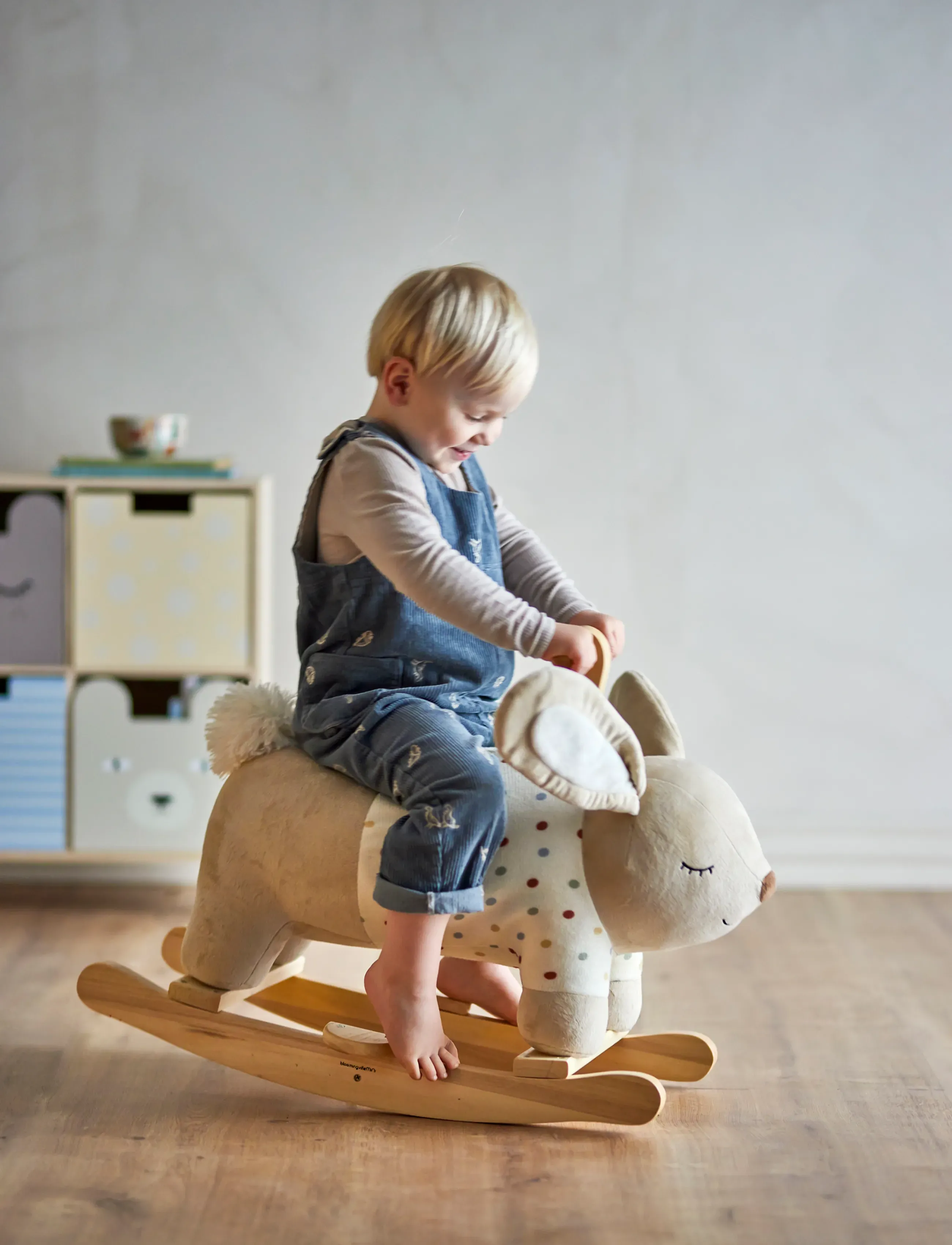 Bloomingville Mini - Villja Rocking Toy, Rabbit - schaukelspielzeug - multi-coloured - 5
