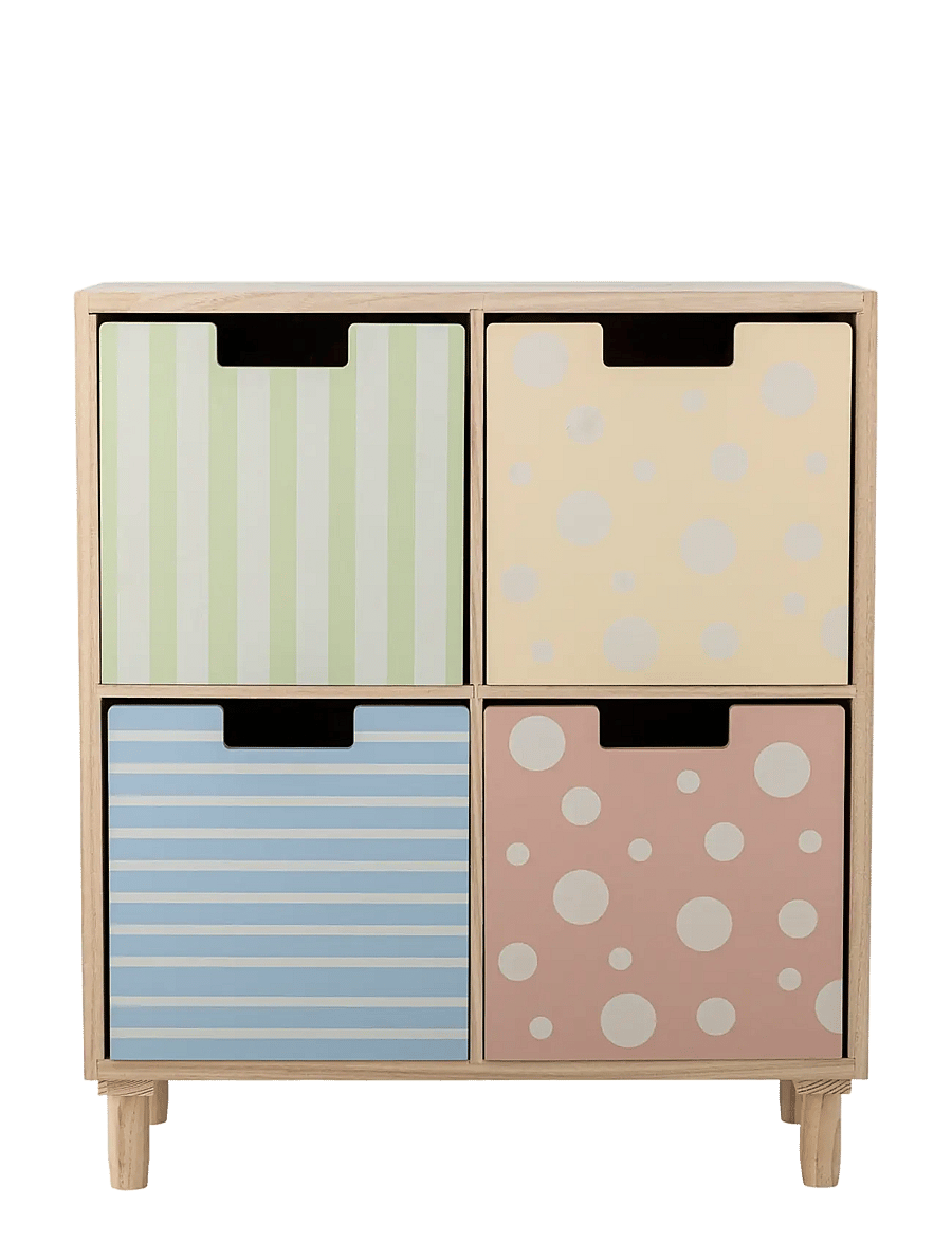 Bloomingville Mini - Calle Bookcase w/Drawers - möbel mit aufbewahrungsfunktion - multi-coloured - 4