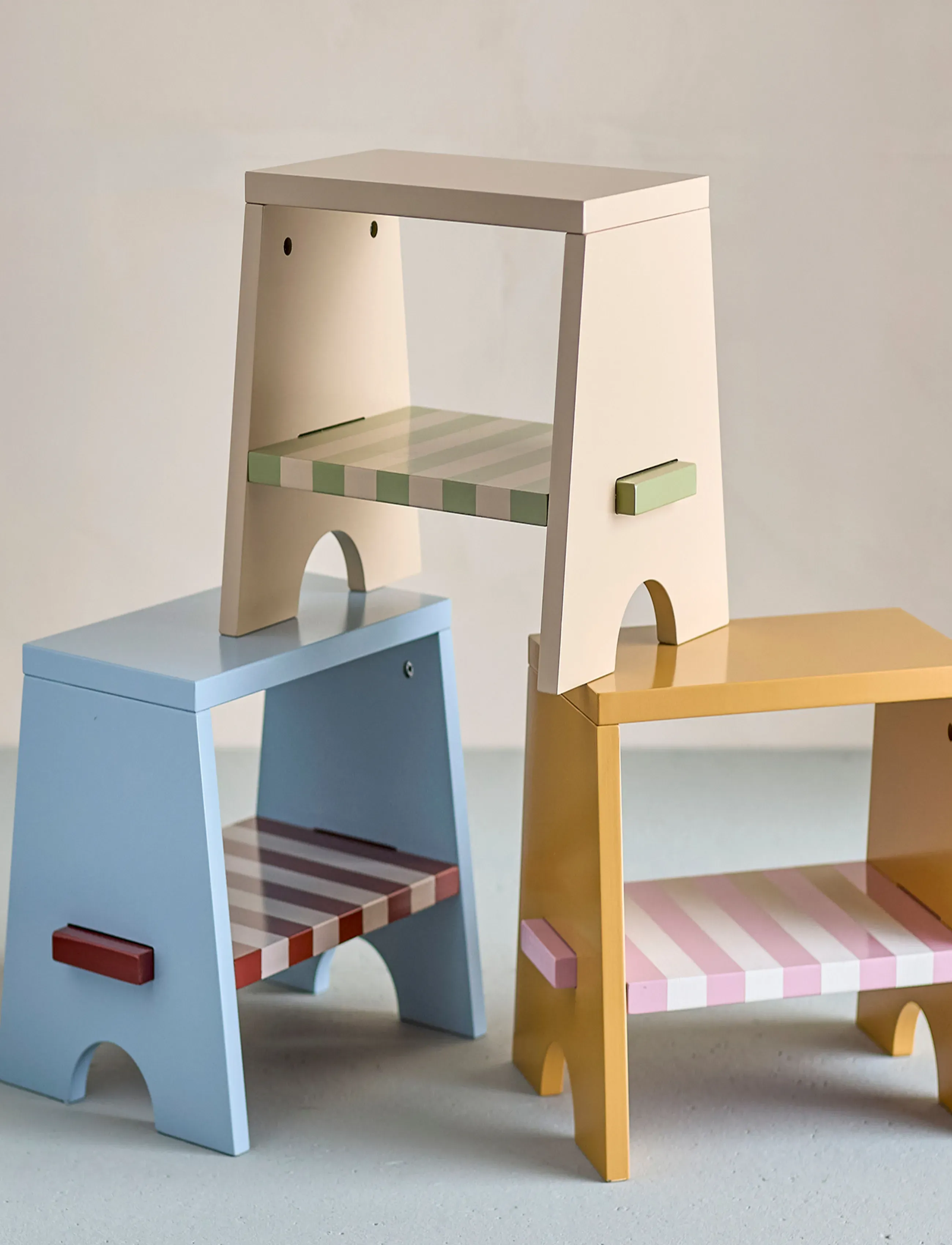 Bloomingville Mini - Liova Stool - chairs & stools - multi-coloured - 5