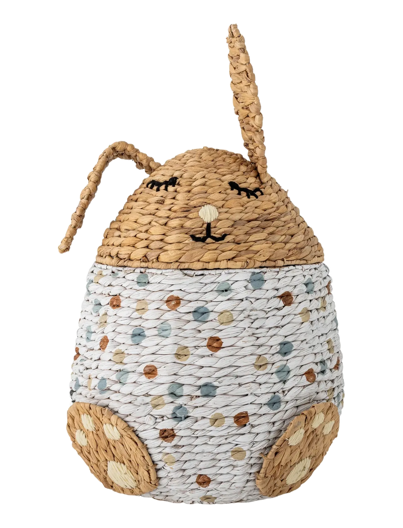 Bloomingville Mini Villja Basket w/Lid - Hoiukorvid - MULTI-COLOURED / multi