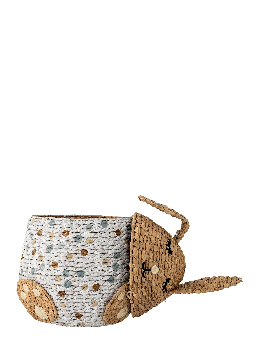Bloomingville Mini - Villja Basket w/Lid - aufbewahrungskörbe - multi-coloured - 2