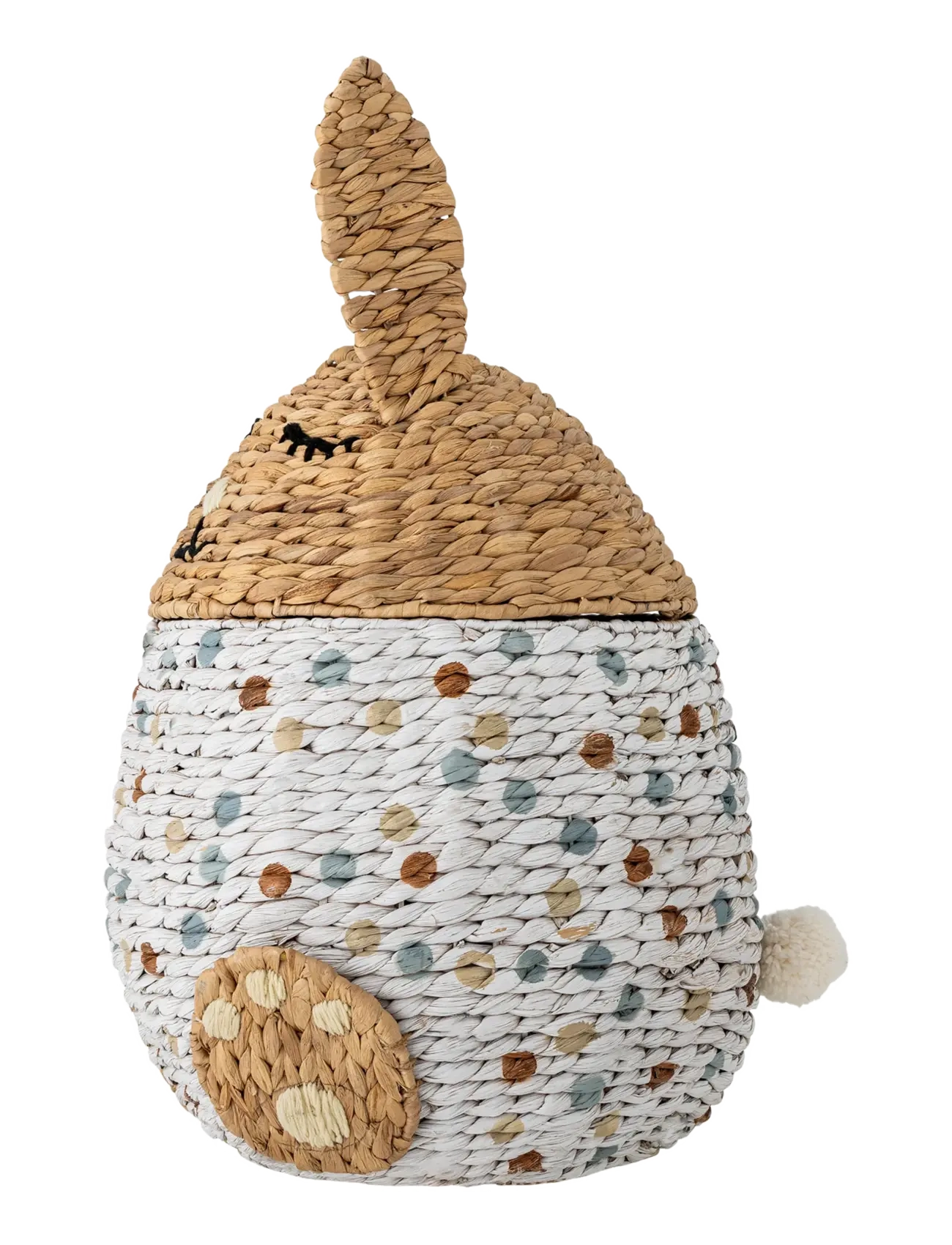 Bloomingville Mini - Villja Basket w/Lid - hoiukorvid - multi-coloured - 3