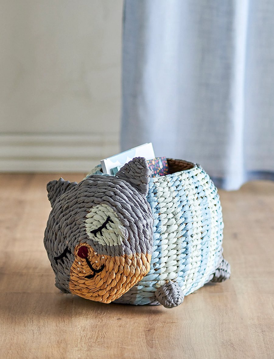 Bloomingville Mini - Mille Basket - aufbewahrungskörbe - multi-coloured - 0